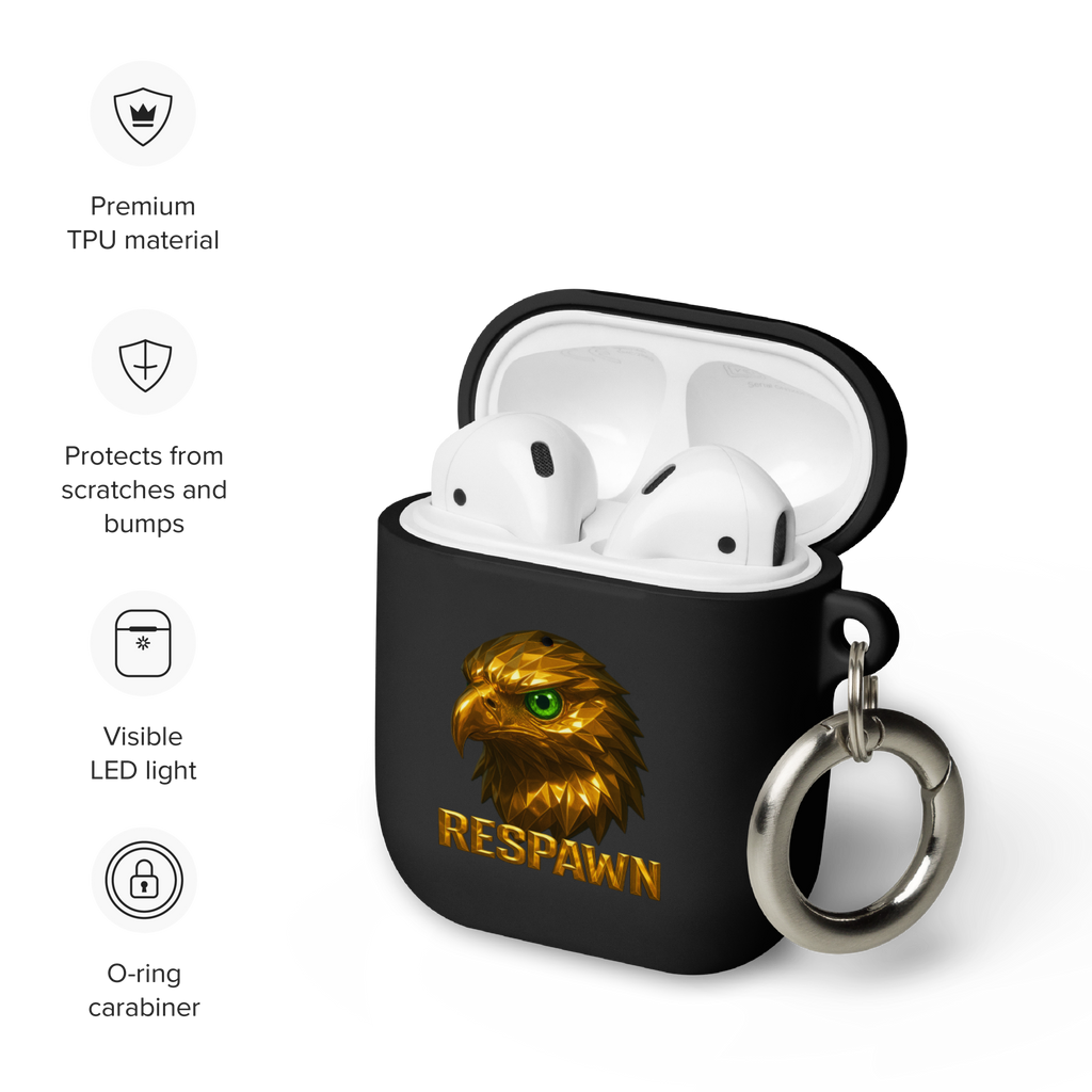 Rubber Case für AirPods® | Goldie Respawn Eagly