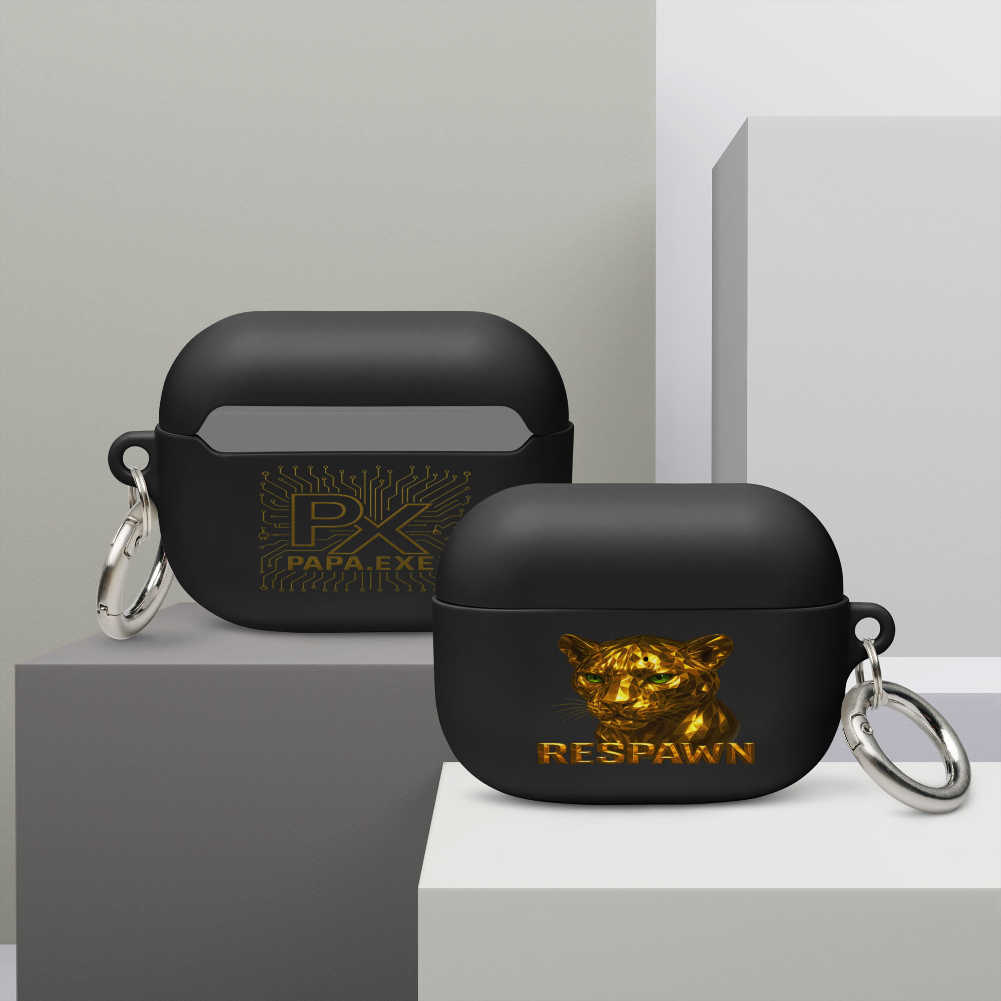 Rubber Case für AirPods® Pro | Goldie Respawn Tiger