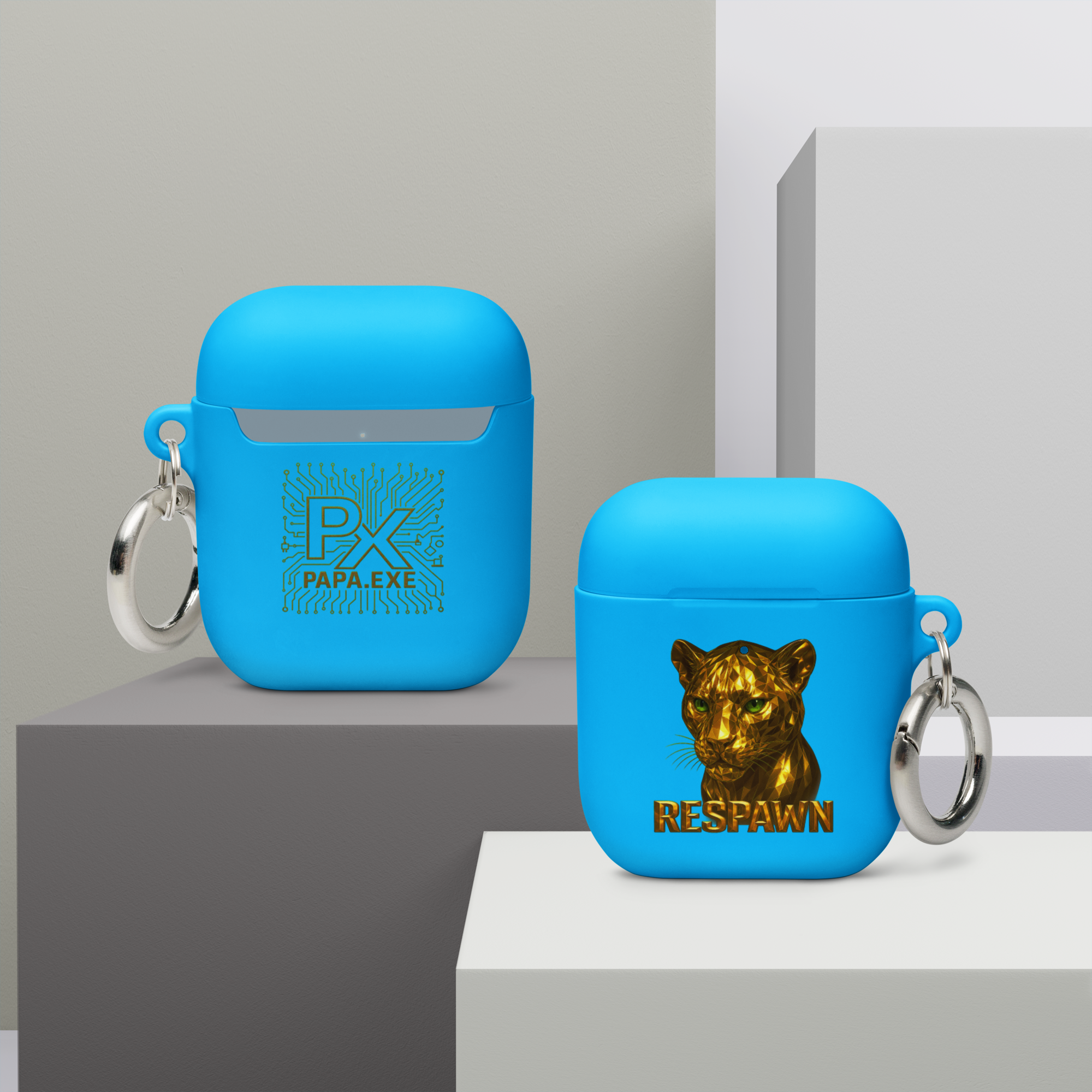Rubber Case für AirPods® | Goldie Respawn Tiger