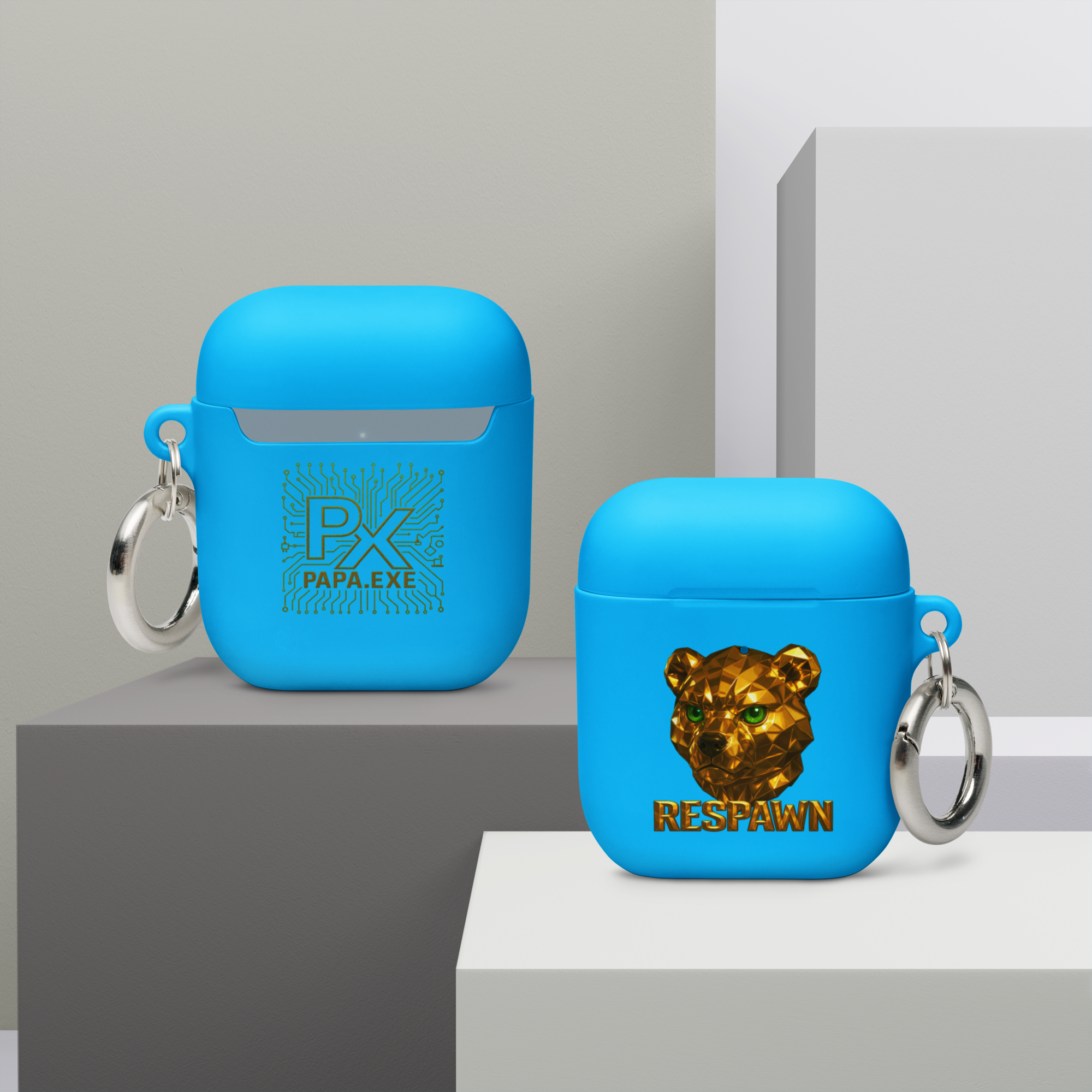 Rubber Case für AirPods® | Goldie Respawn Ted