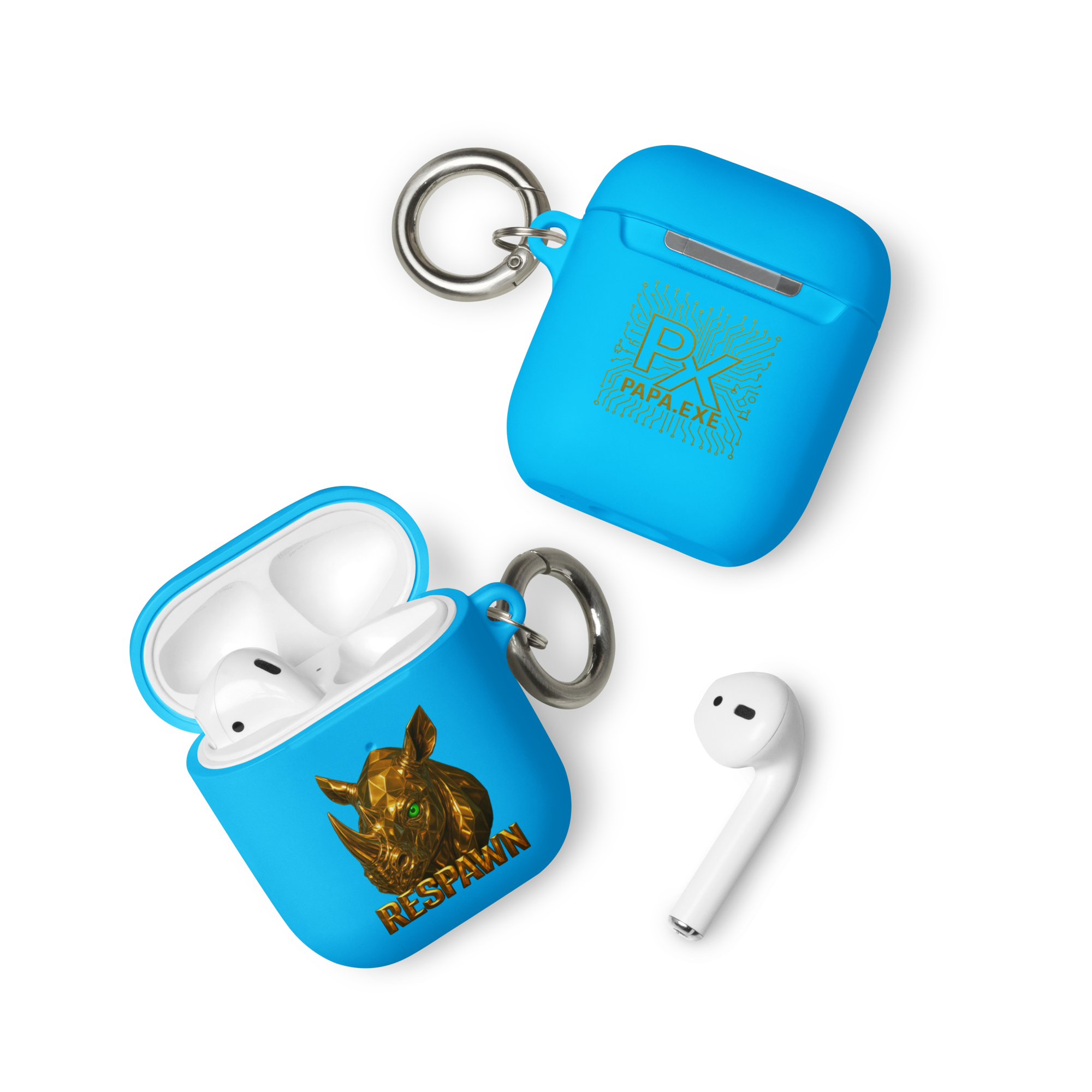Rubber Case für AirPods® | Goldie Respawn Rhino