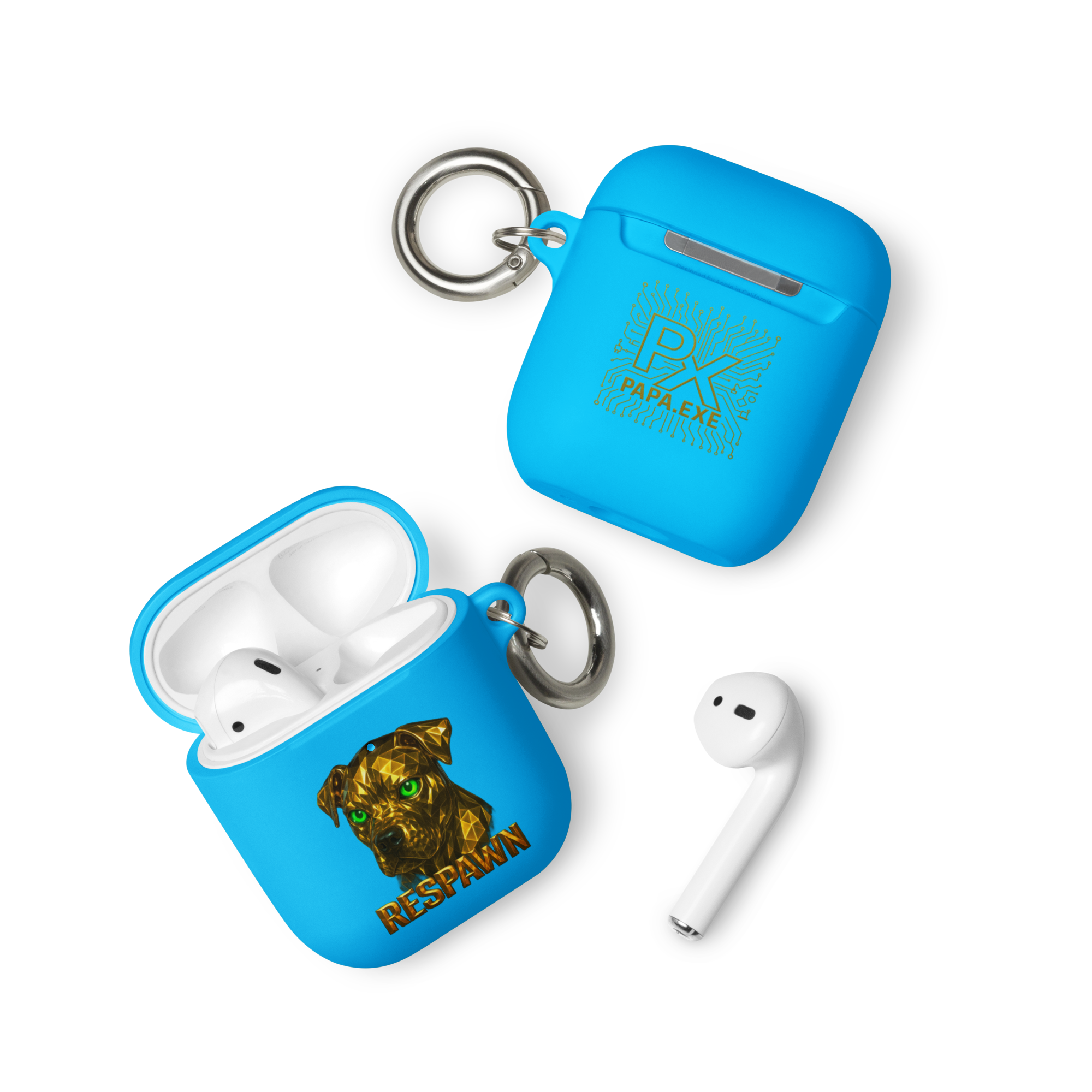 Rubber Case für AirPods® | Goldie Respawn Pit