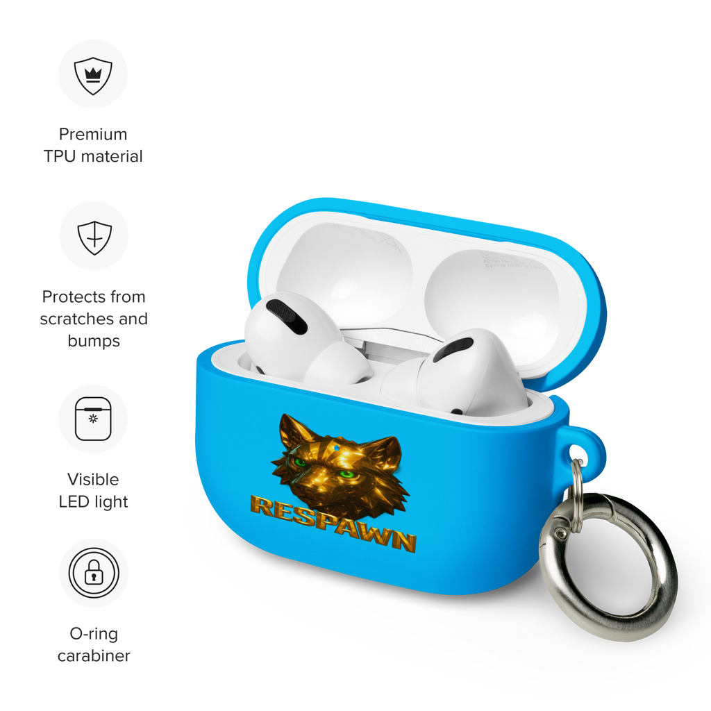 Rubber Case für AirPods® Pro | Goldie Respawn Wolf