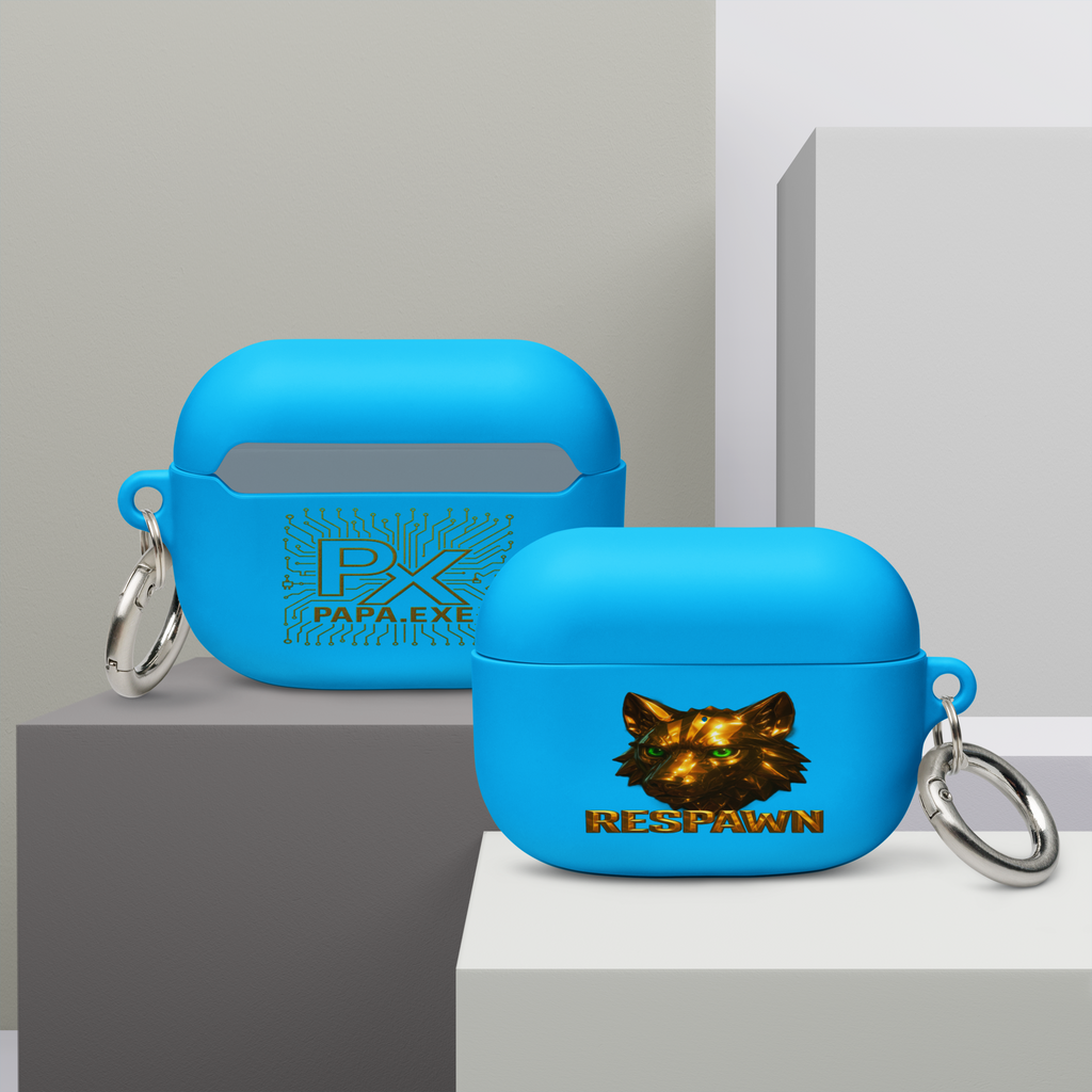 Rubber Case für AirPods® Pro | Goldie Respawn Wolf