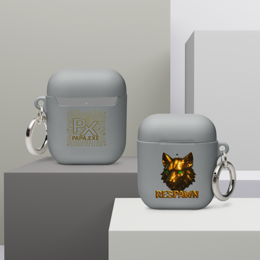 Rubber Case für AirPods® | Goldie Respawn Wolf