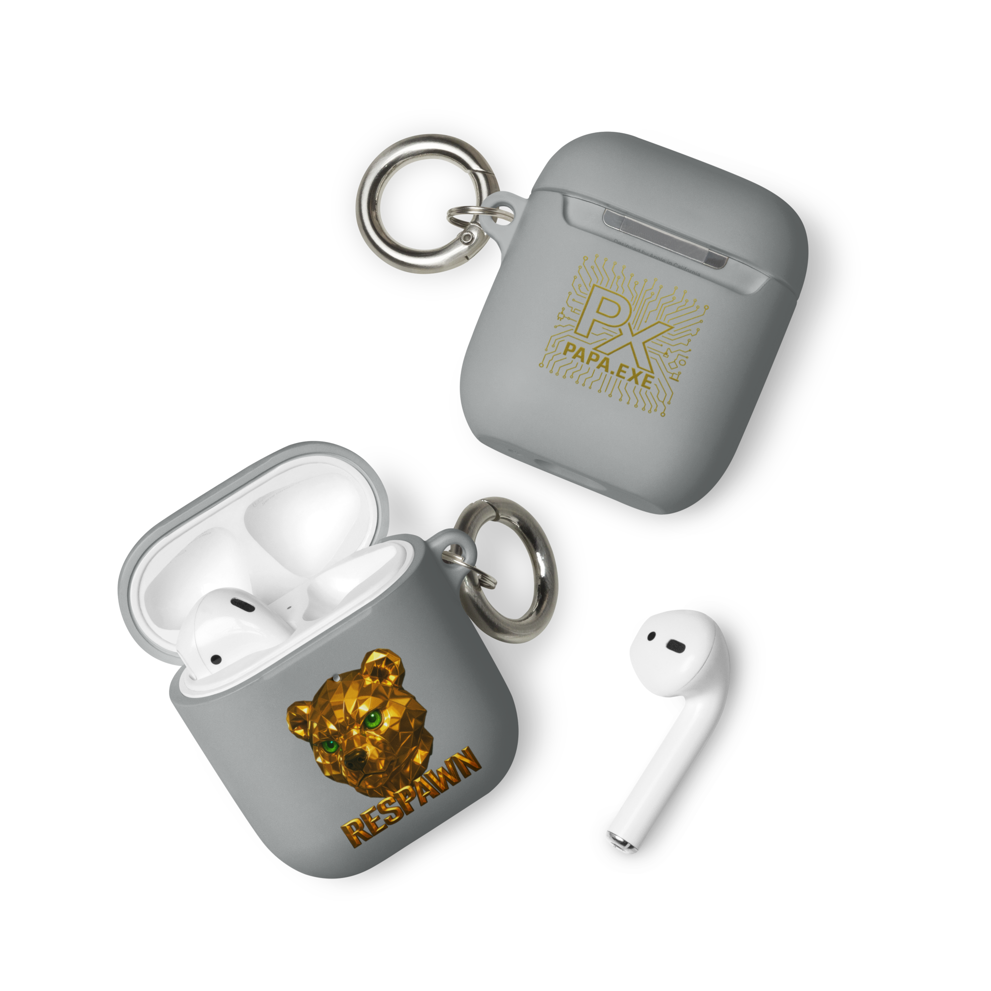 Rubber Case für AirPods® | Goldie Respawn Ted