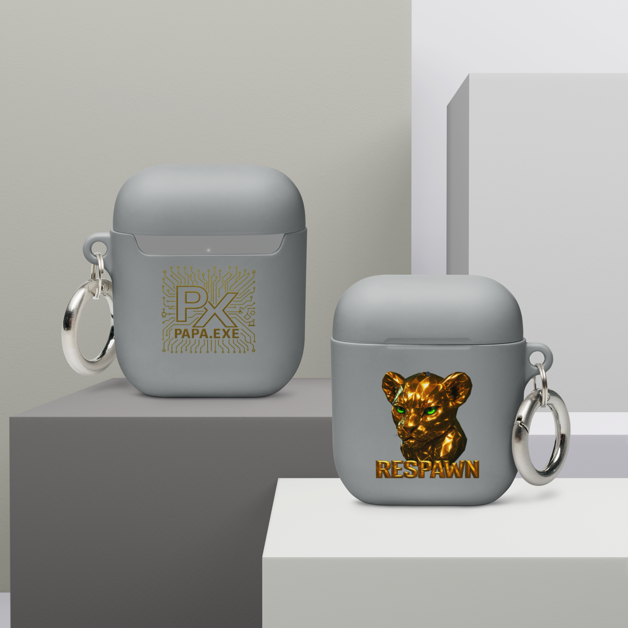 Rubber Case für AirPods® | Goldie Respawn Löwe