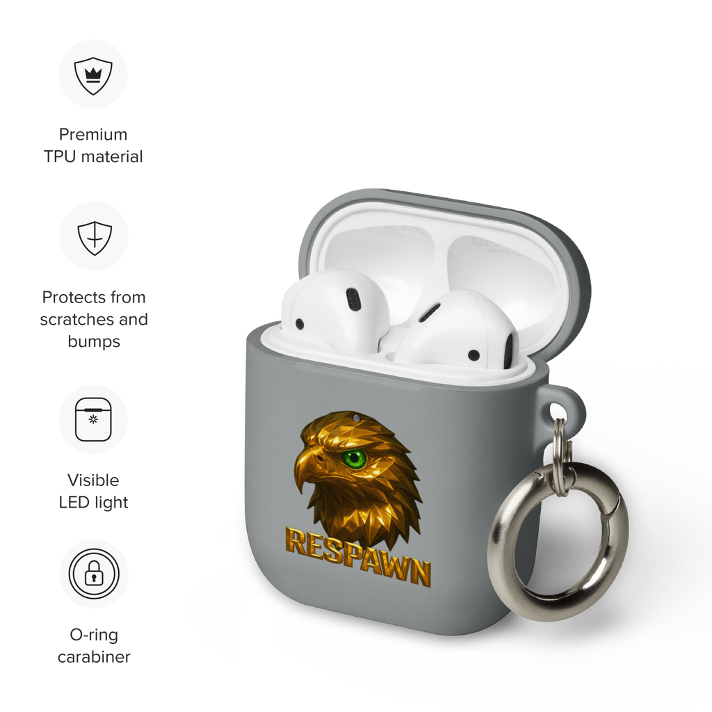Rubber Case für AirPods® | Goldie Respawn Eagly