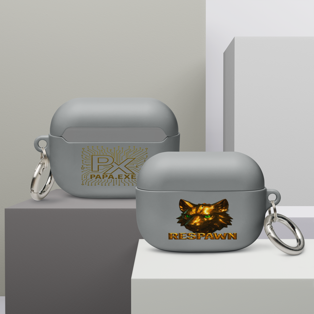 Rubber Case für AirPods® Pro | Goldie Respawn Wolf