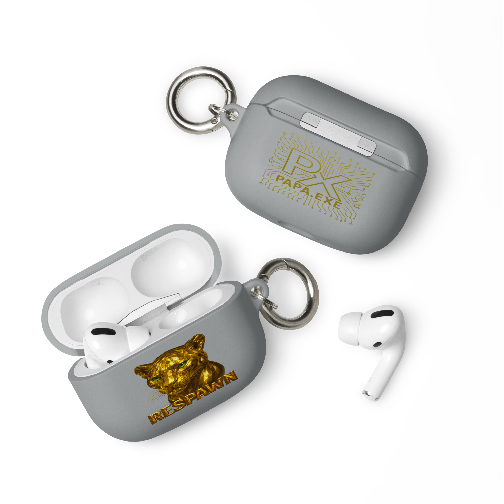 Rubber Case für AirPods® Pro | Goldie Respawn Tiger