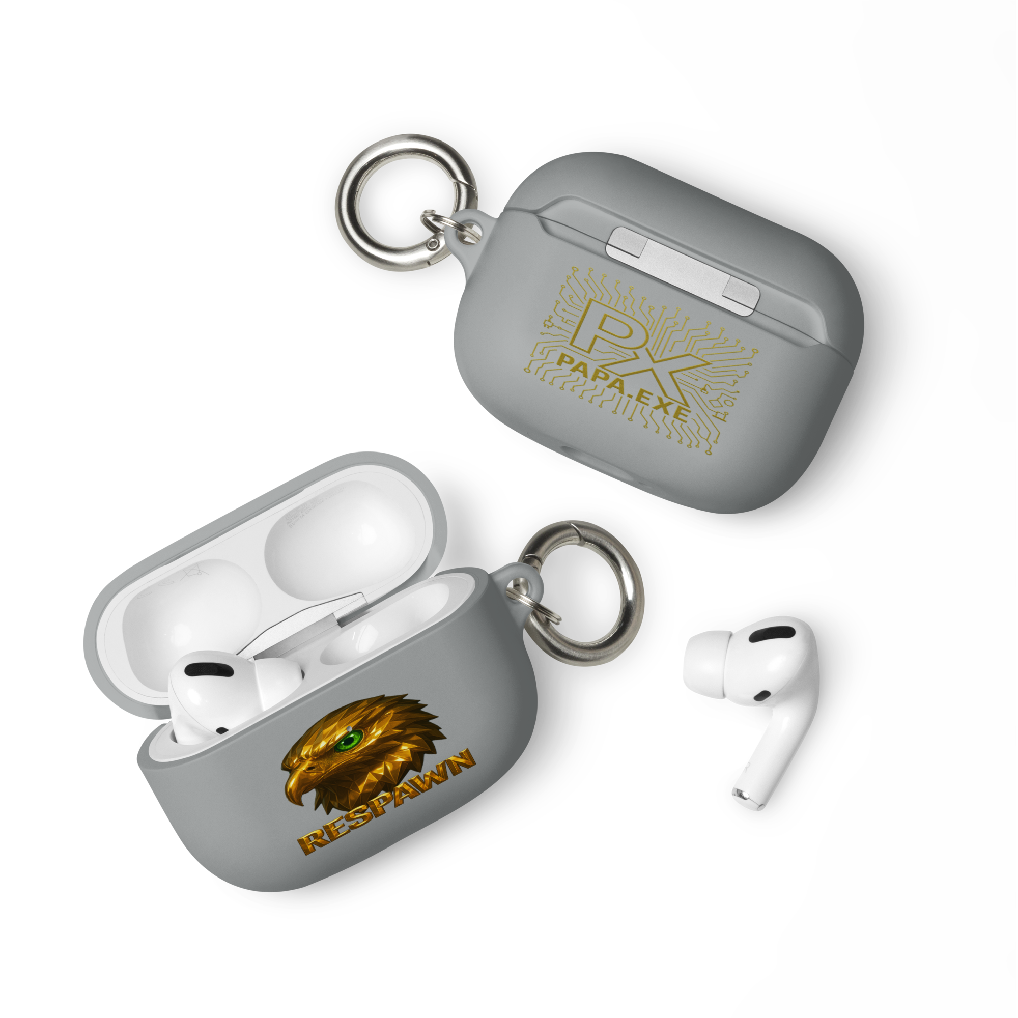 Rubber Case für AirPods® Pro | Goldie Respawn Eagly