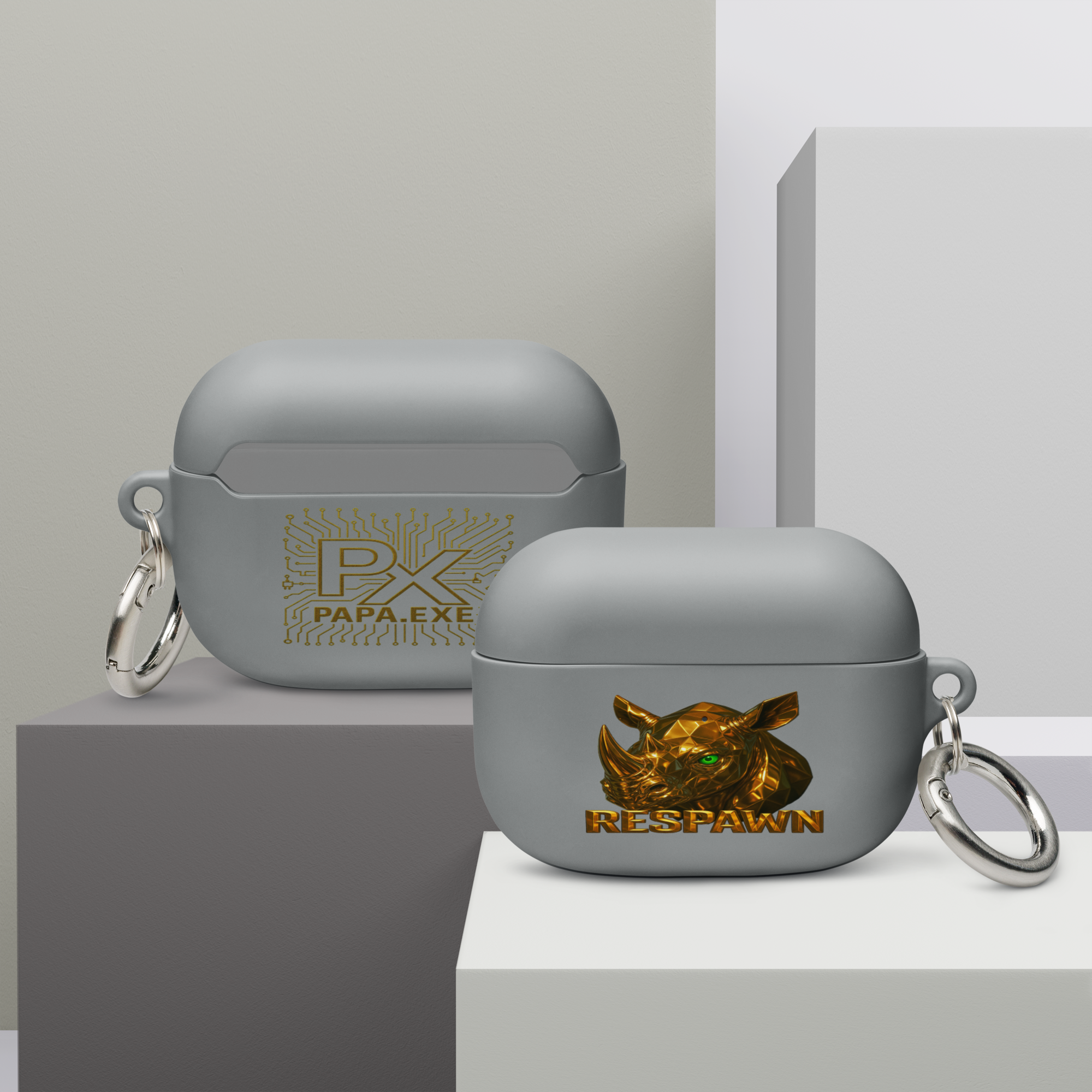 Rubber Case für AirPods® Pro | Goldie Respawn Rhino