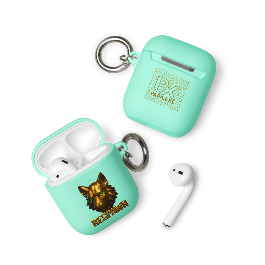 Rubber Case für AirPods® | Goldie Respawn Wolf