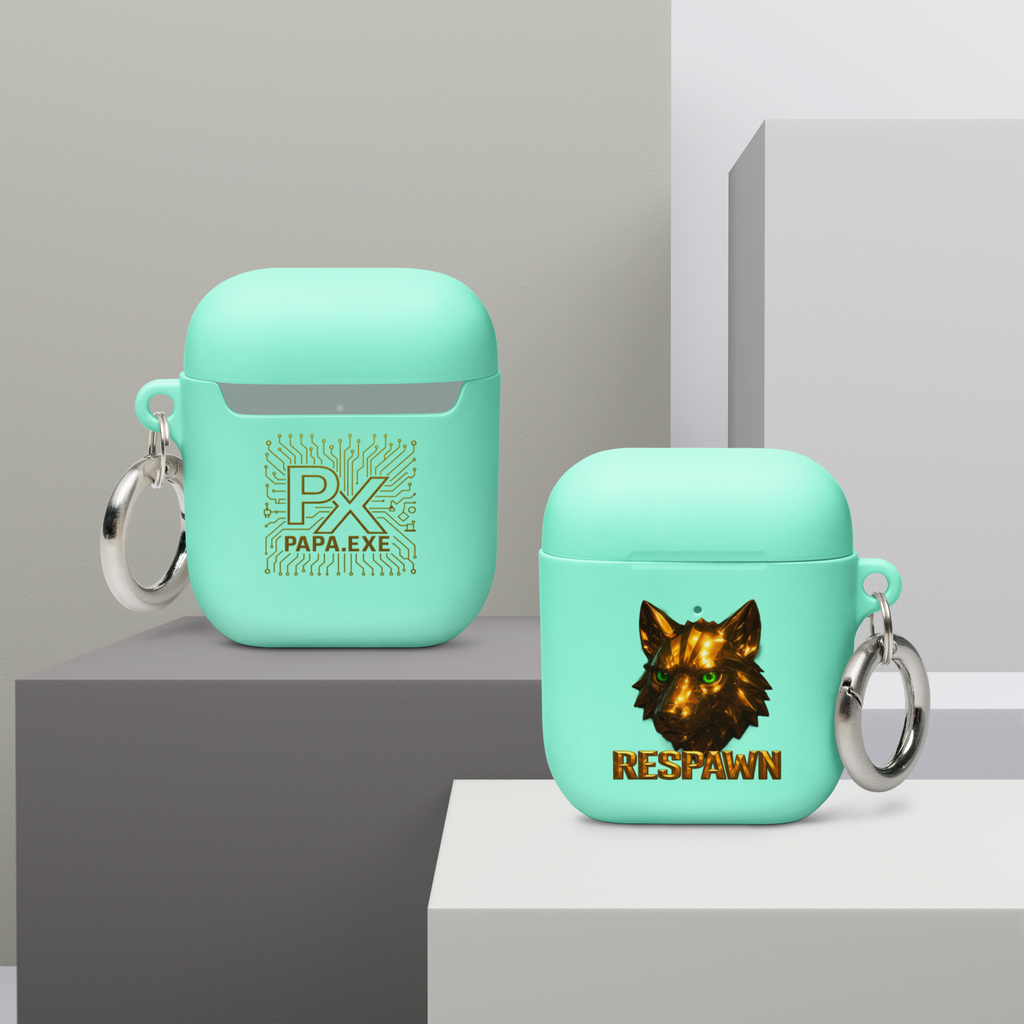 Rubber Case für AirPods® | Goldie Respawn Wolf