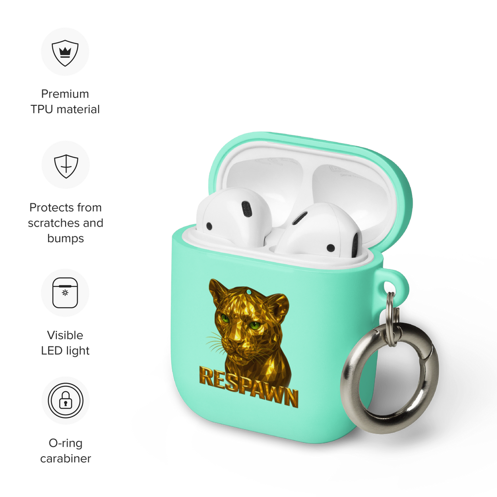 Rubber Case für AirPods® | Goldie Respawn Tiger