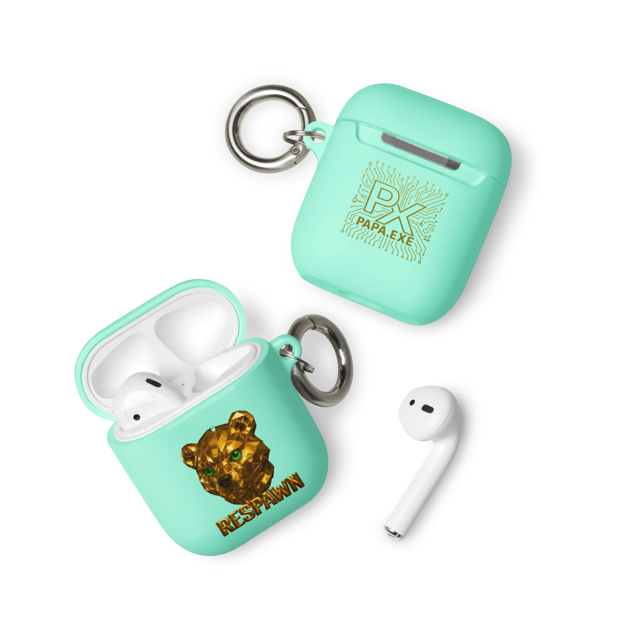 Rubber Case für AirPods® | Goldie Respawn Ted