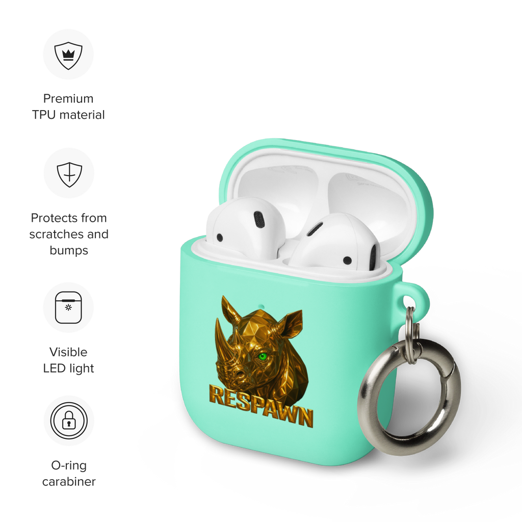 Rubber Case für AirPods® | Goldie Respawn Rhino