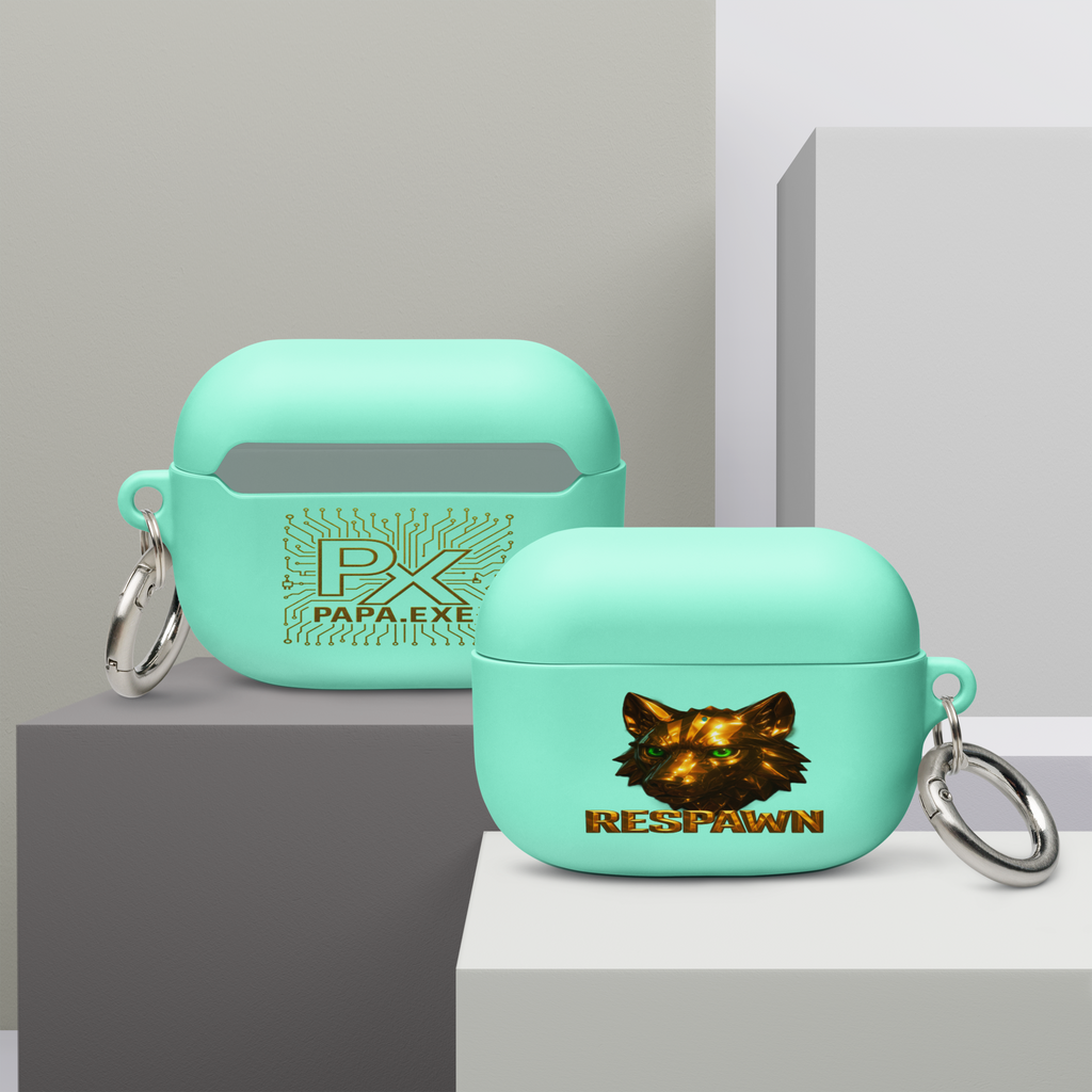 Rubber Case für AirPods® Pro | Goldie Respawn Wolf