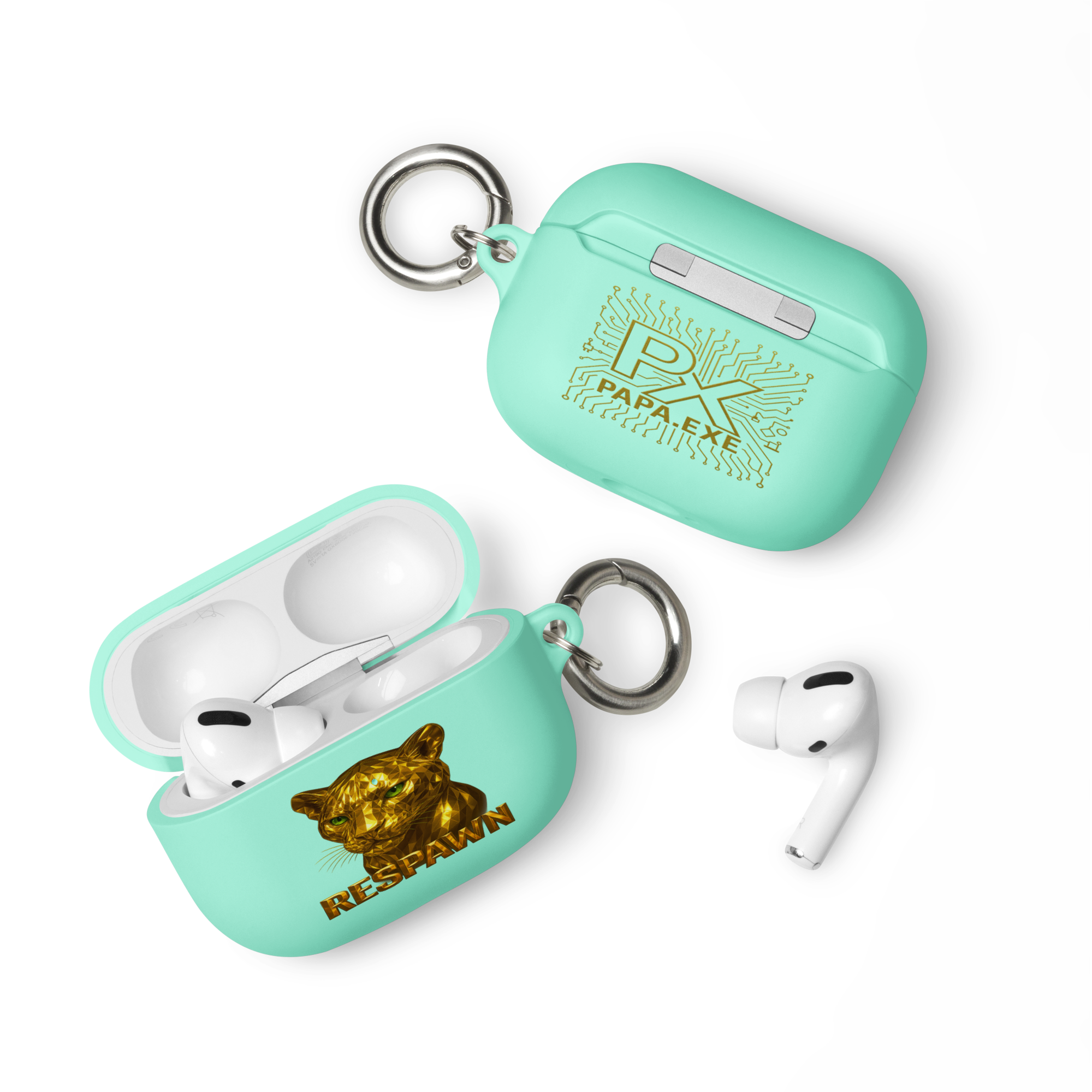 Rubber Case für AirPods® Pro | Goldie Respawn Tiger