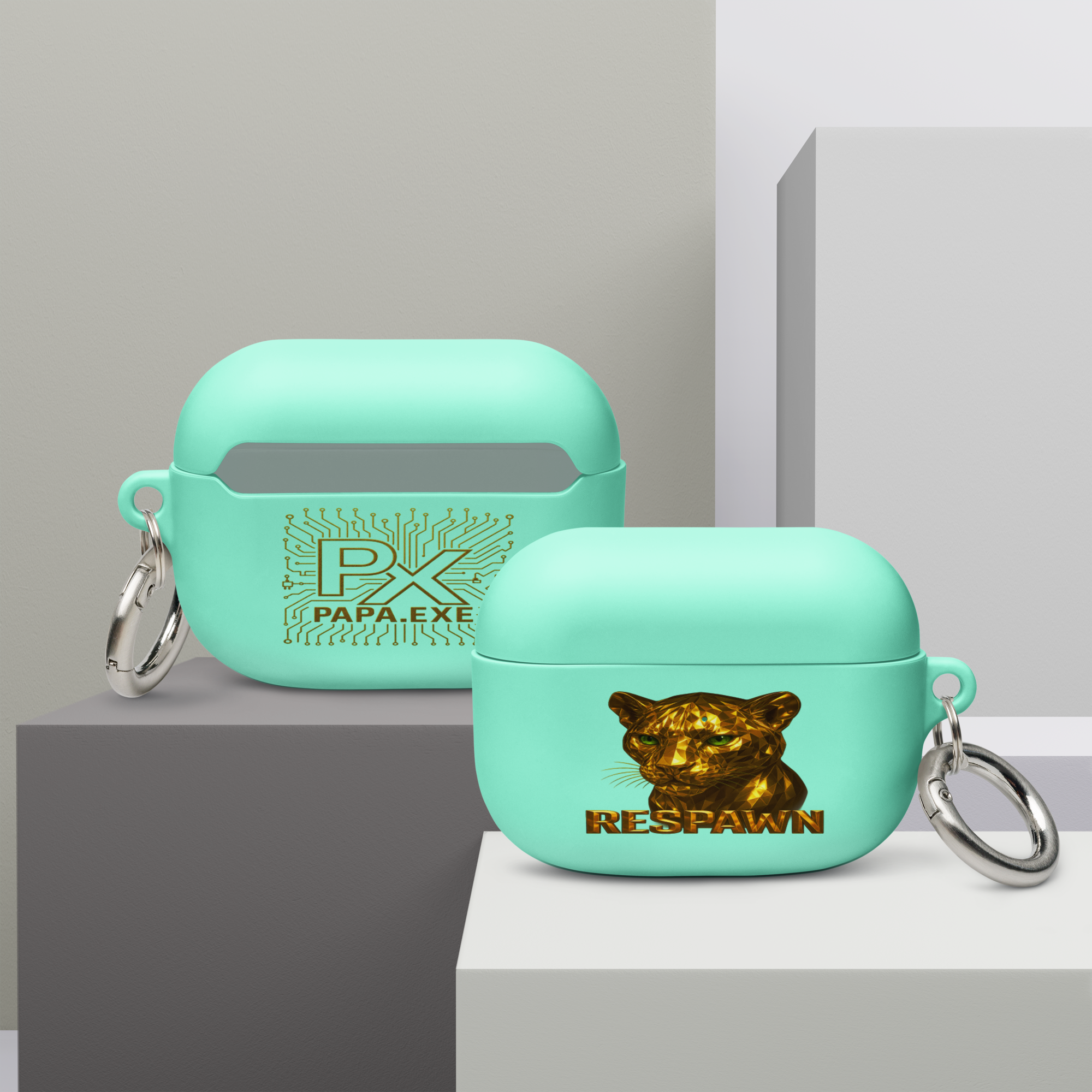 Rubber Case für AirPods® Pro | Goldie Respawn Tiger