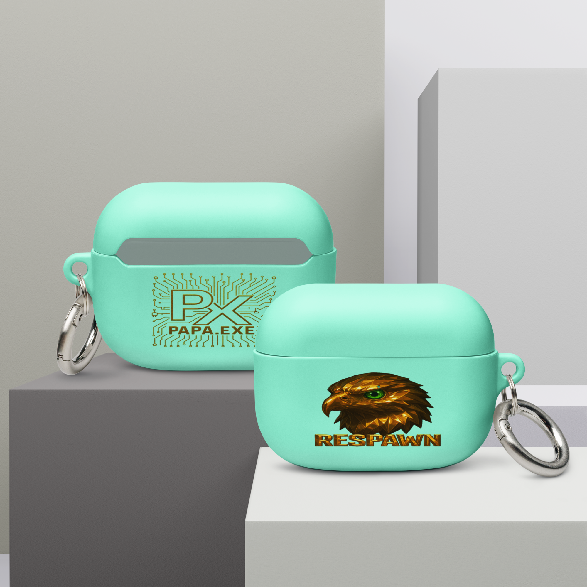 Rubber Case für AirPods® Pro | Goldie Respawn Eagly