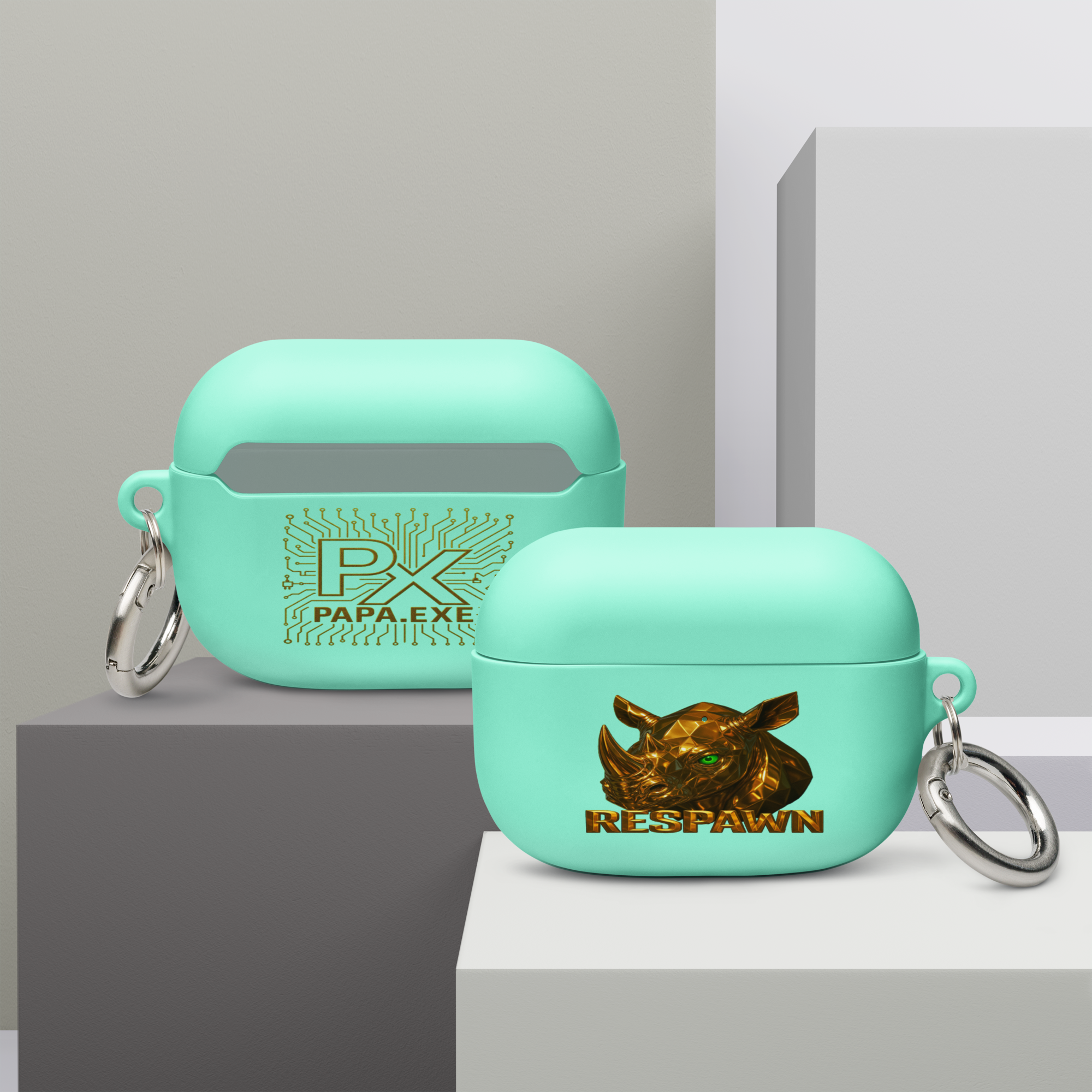 Rubber Case für AirPods® Pro | Goldie Respawn Rhino