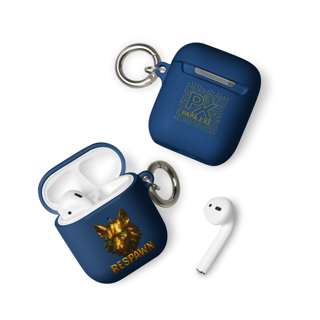 Rubber Case für AirPods® | Goldie Respawn Wolf