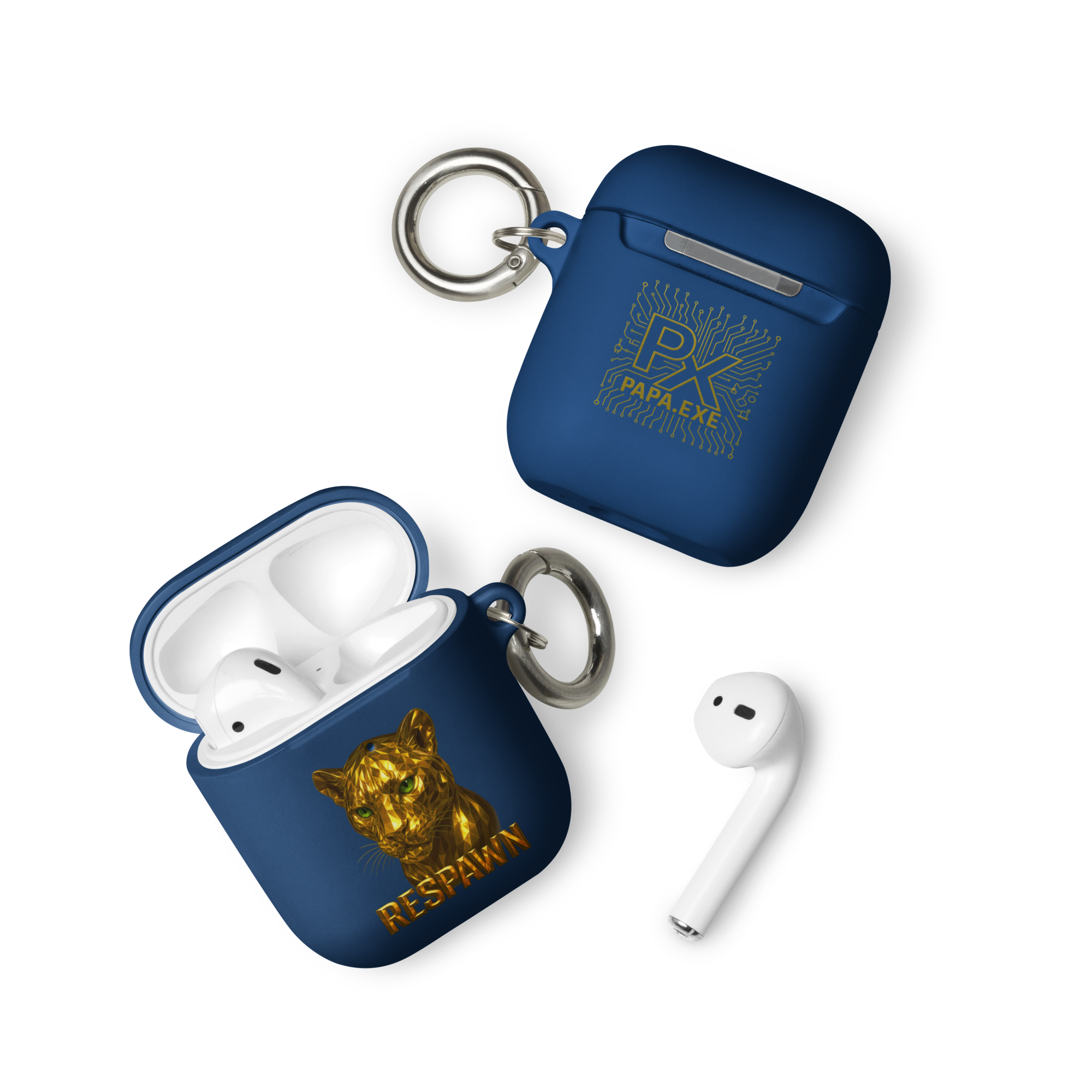 Rubber Case für AirPods® | Goldie Respawn Tiger