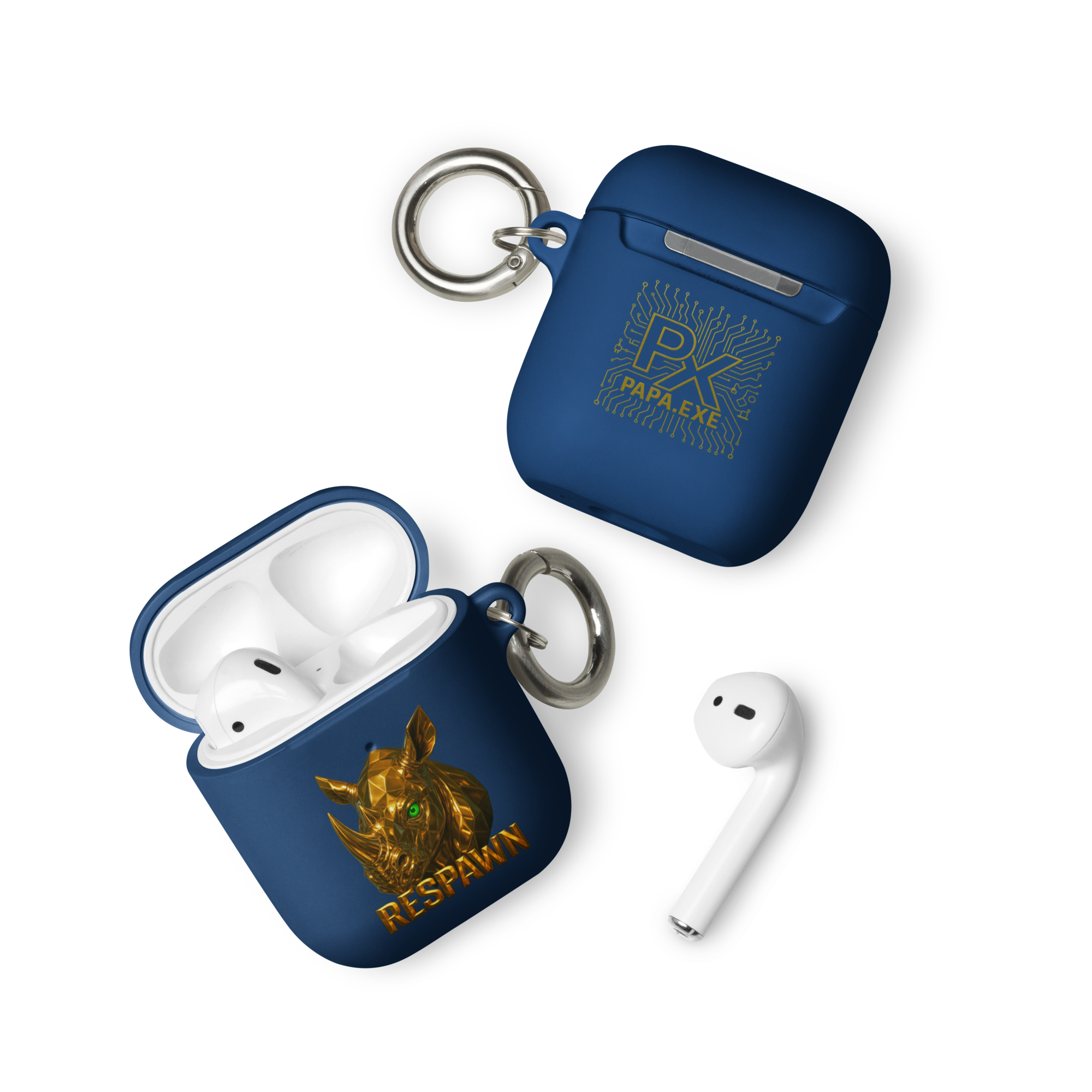Rubber Case für AirPods® | Goldie Respawn Rhino