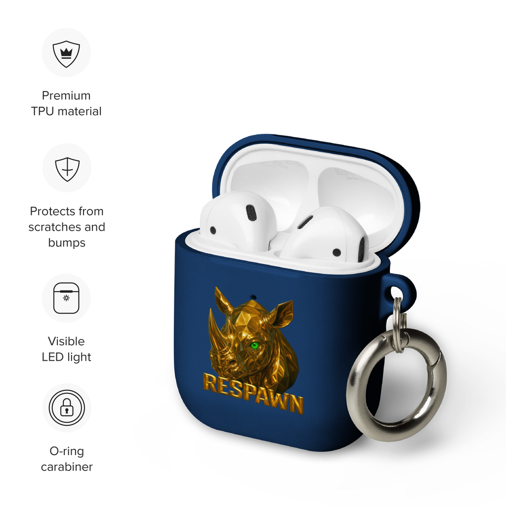 Rubber Case für AirPods® | Goldie Respawn Rhino