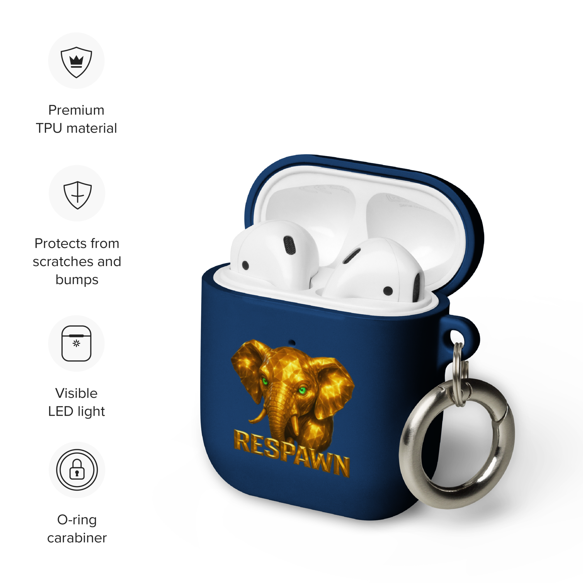 Rubber Case für AirPods® | Goldie Respawn Dumbo
