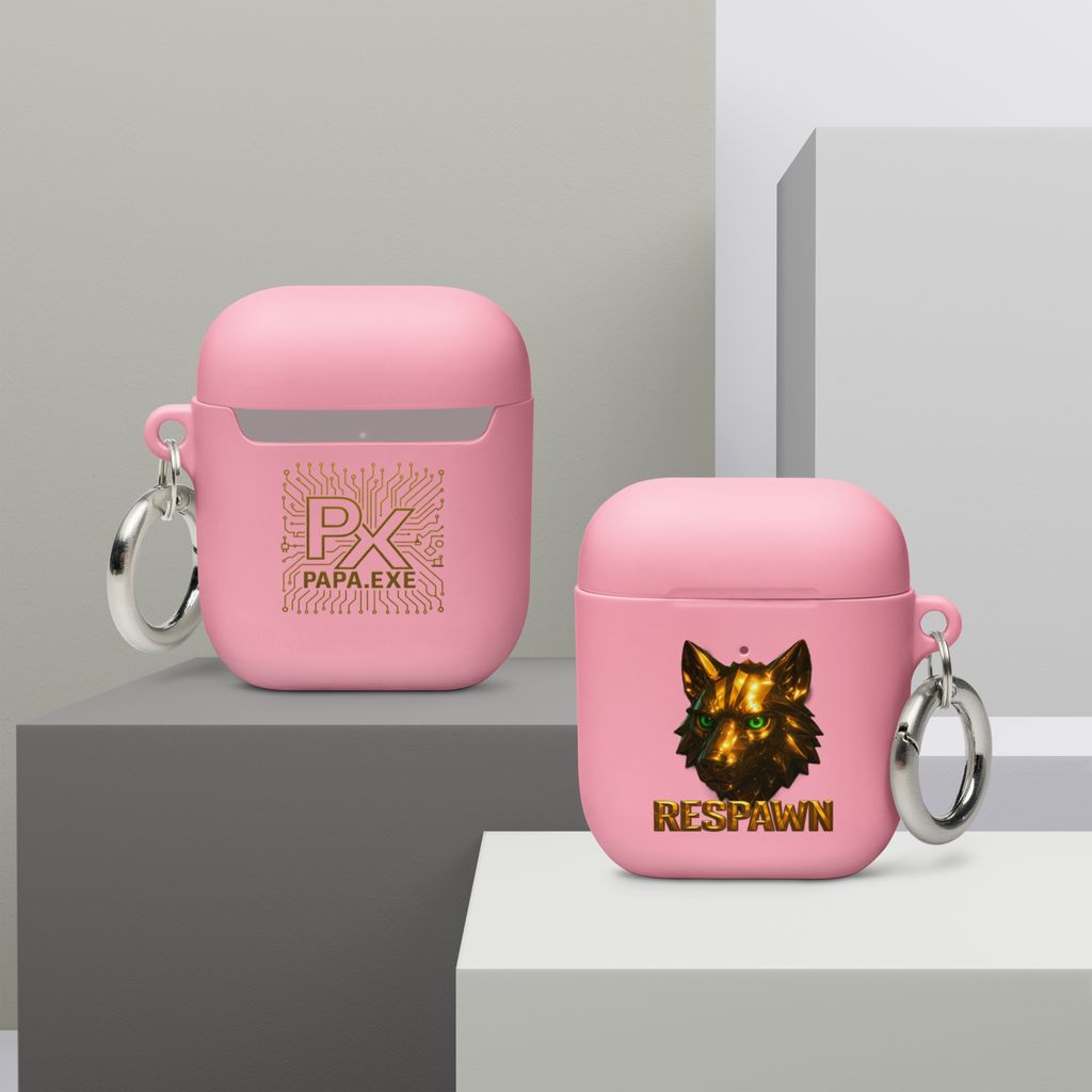 Rubber Case für AirPods® | Goldie Respawn Wolf