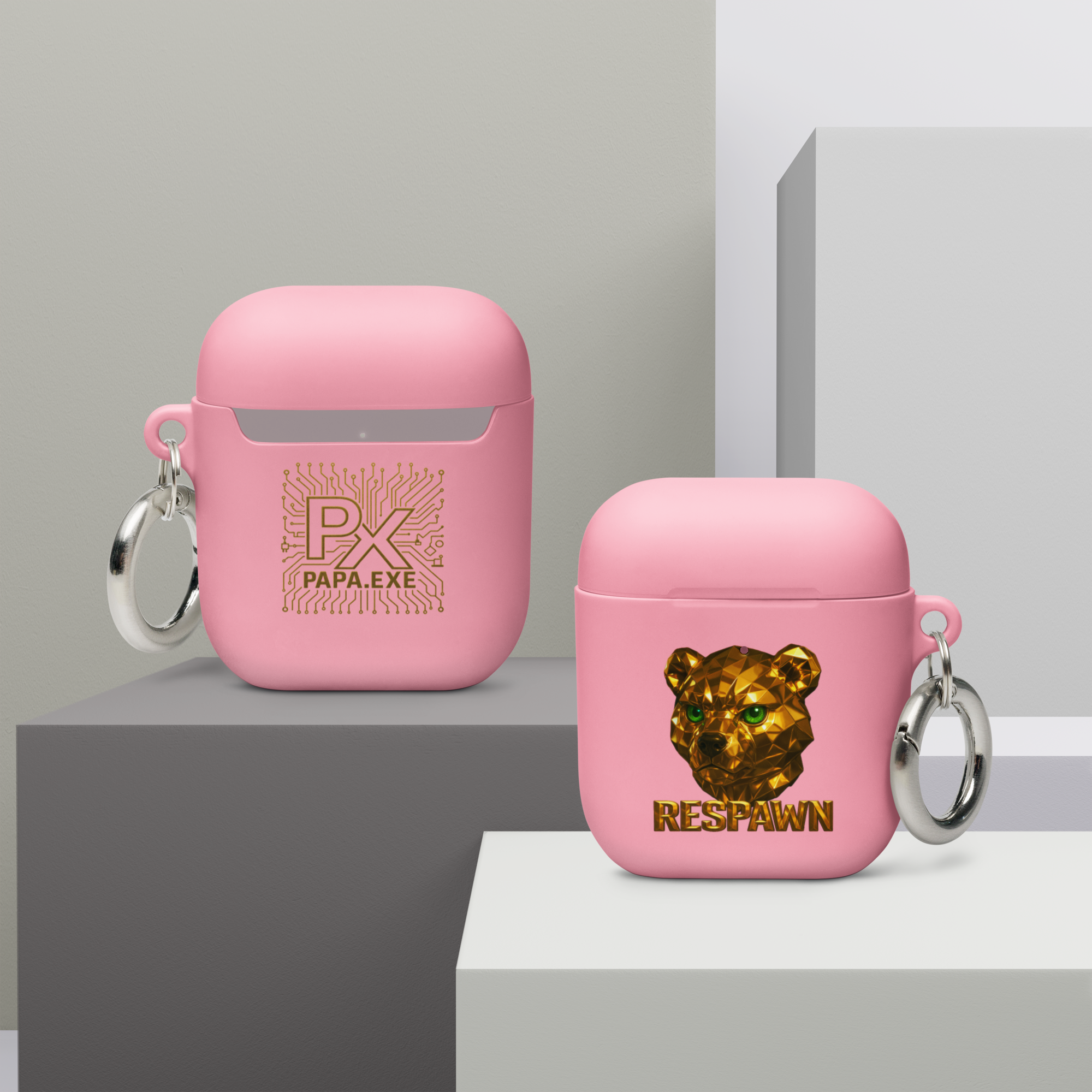 Rubber Case für AirPods® | Goldie Respawn Ted