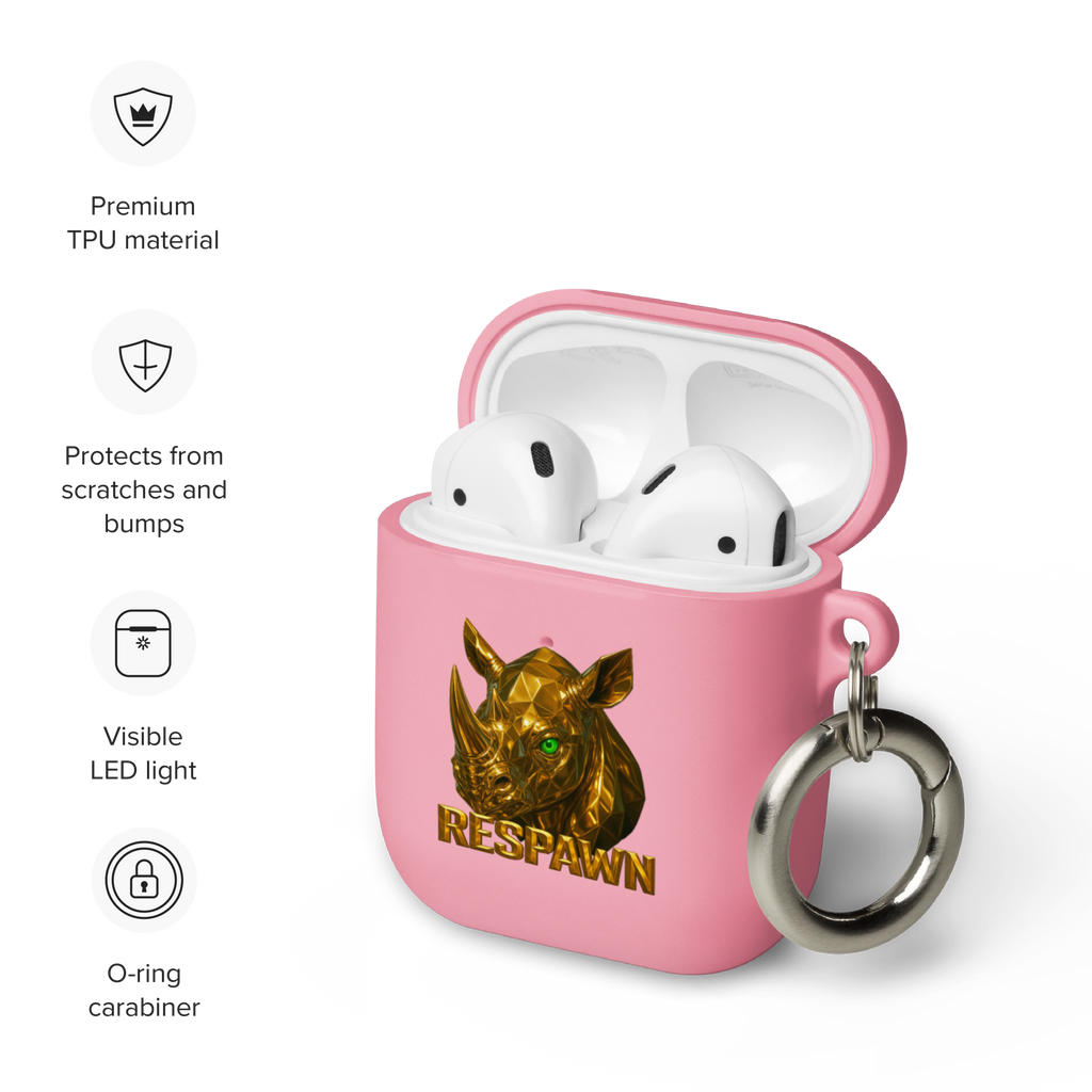 Rubber Case für AirPods® | Goldie Respawn Rhino