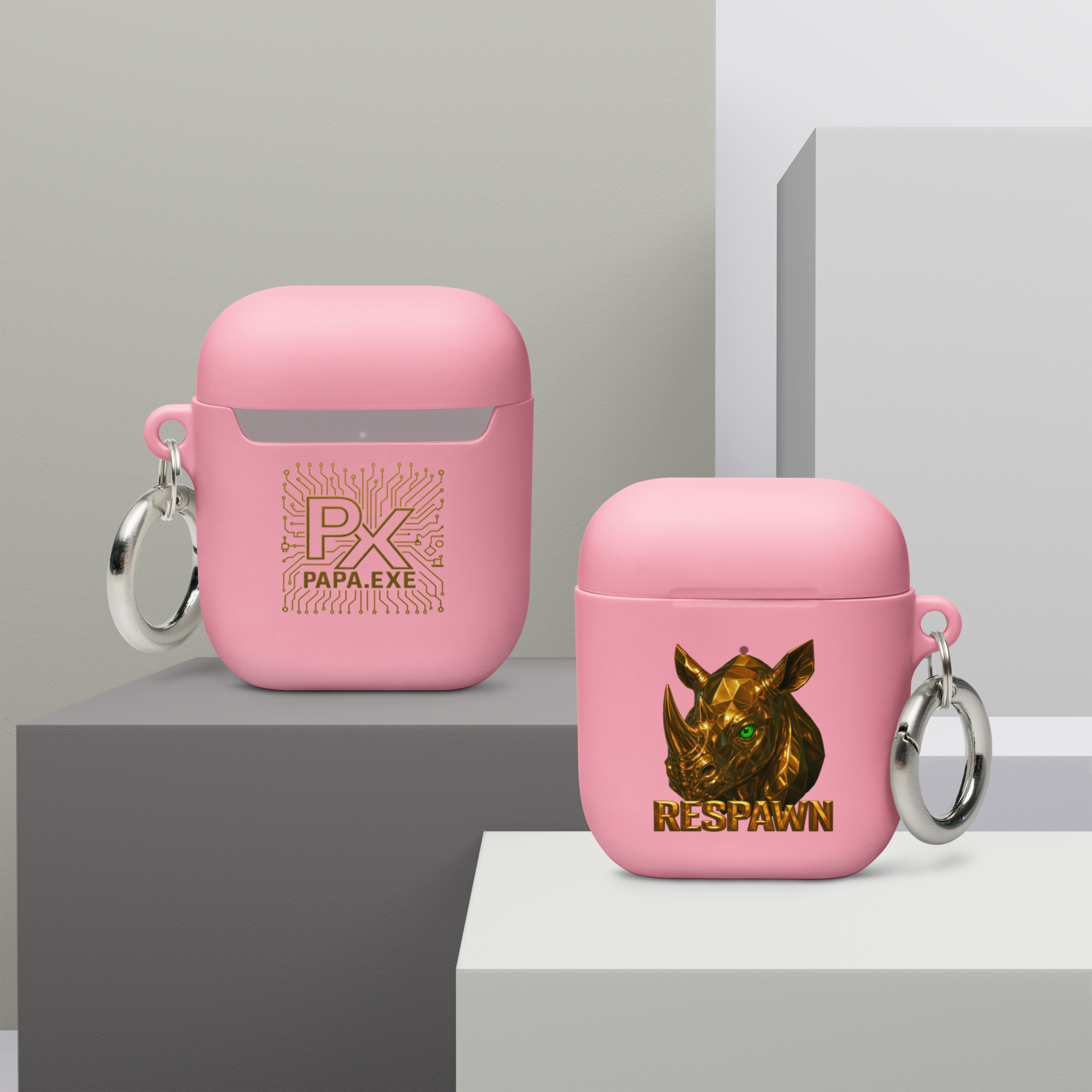 Rubber Case für AirPods® | Goldie Respawn Rhino