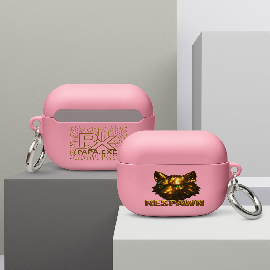 Rubber Case für AirPods® Pro | Goldie Respawn Wolf