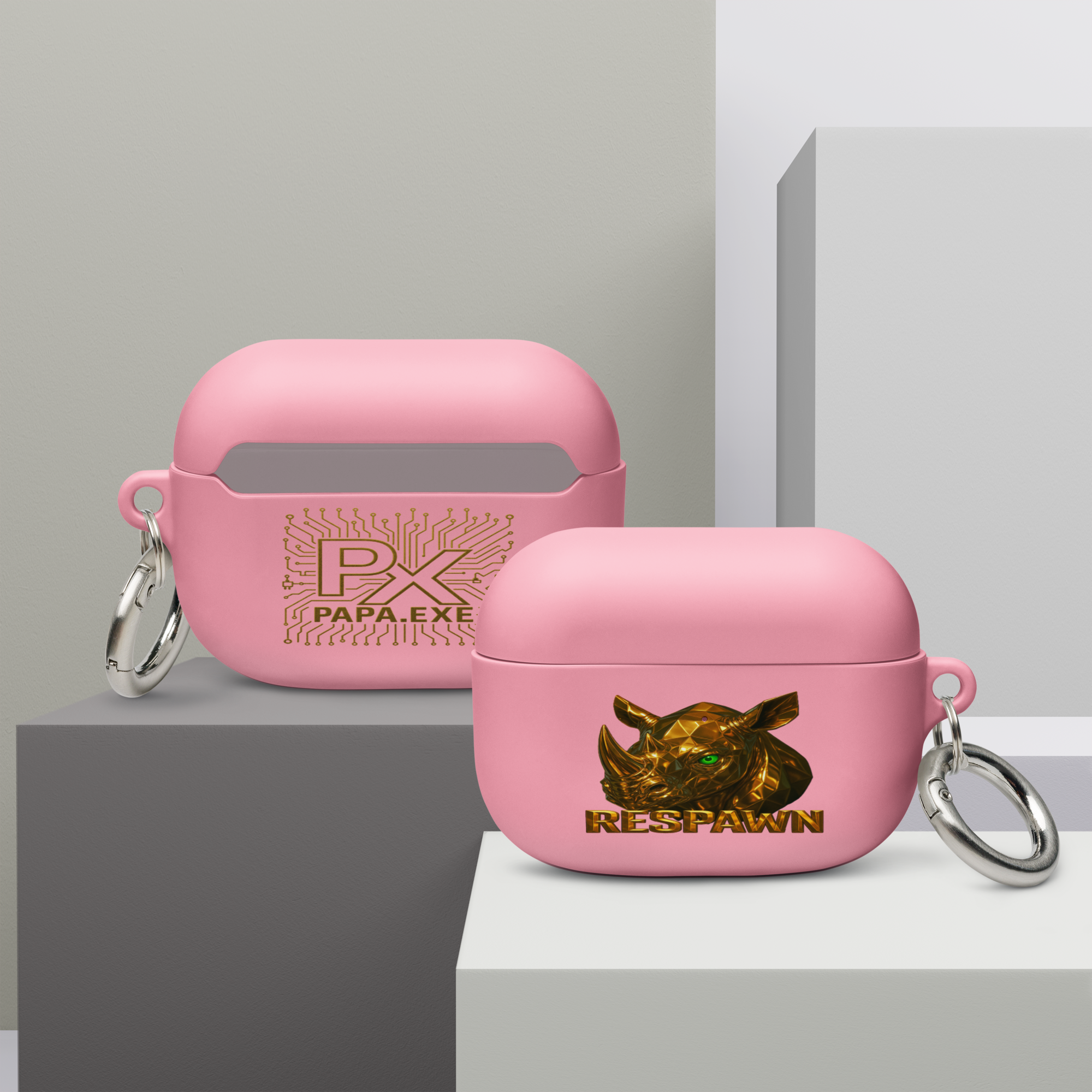 Rubber Case für AirPods® Pro | Goldie Respawn Rhino