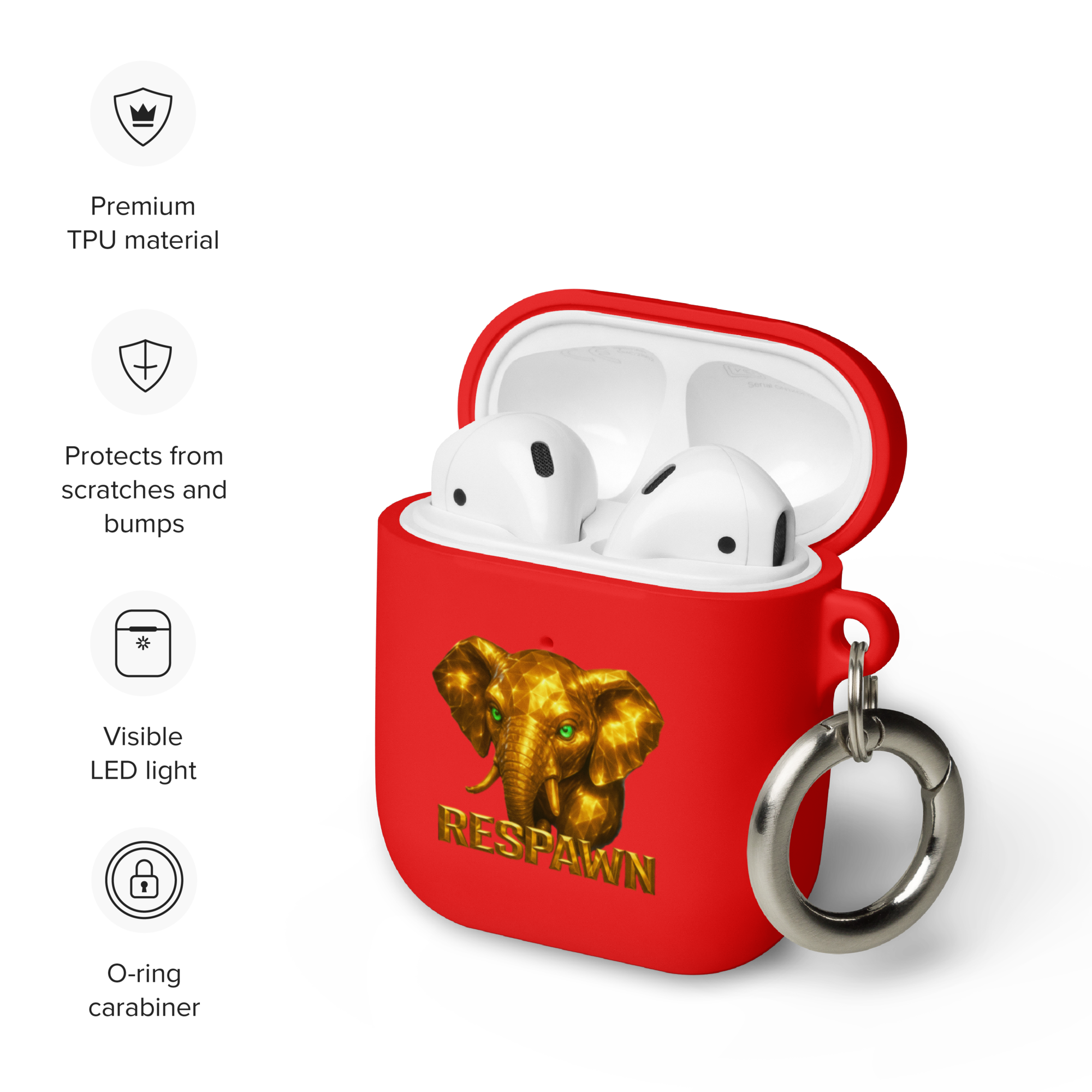 Rubber Case für AirPods® | Goldie Respawn Dumbo