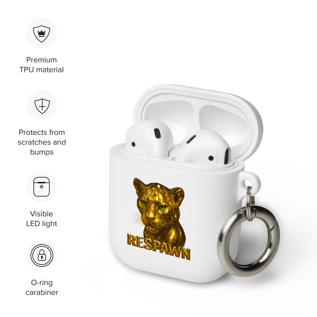 Rubber Case für AirPods® | Goldie Respawn Tiger