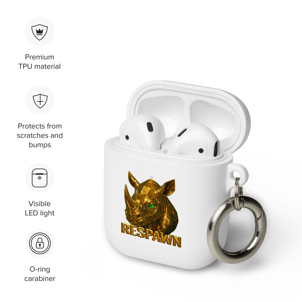 Rubber Case für AirPods® | Goldie Respawn Rhino