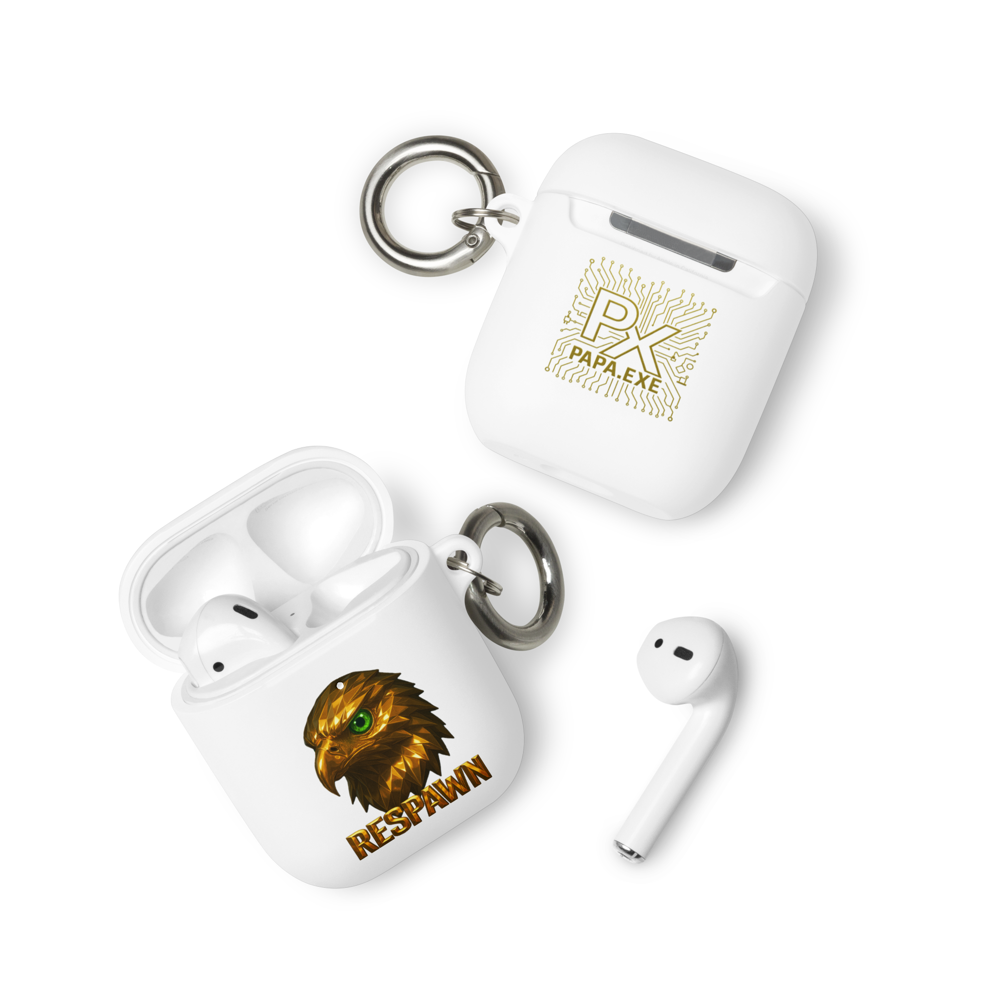 Rubber Case für AirPods® | Goldie Respawn Eagly