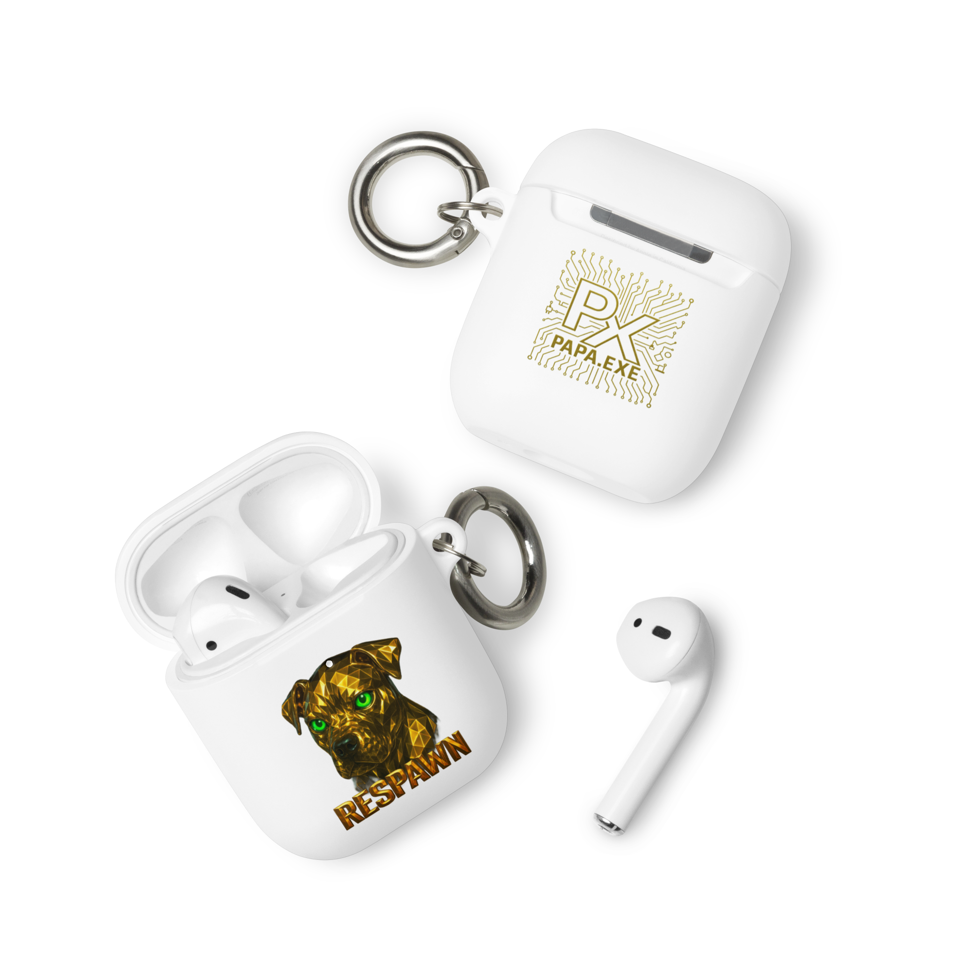 Rubber Case für AirPods® | Goldie Respawn Pit