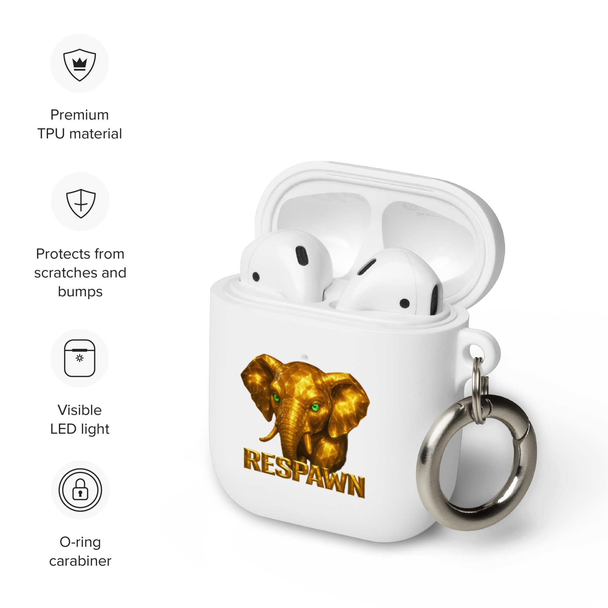 Rubber Case für AirPods® | Goldie Respawn Dumbo