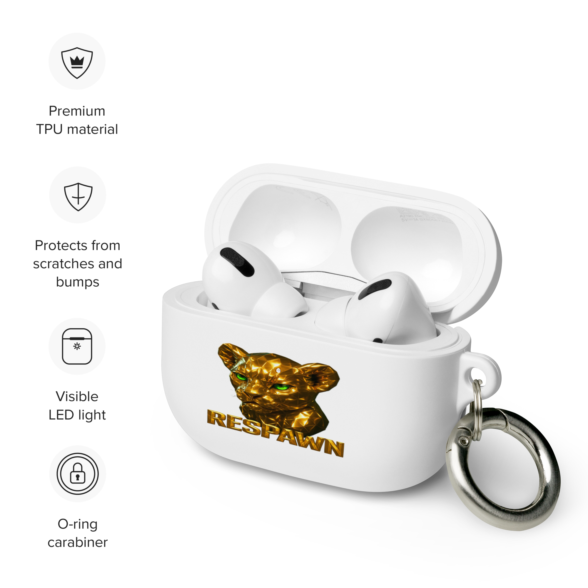 Rubber Case für AirPods® Pro | Goldie Respawn Löwe