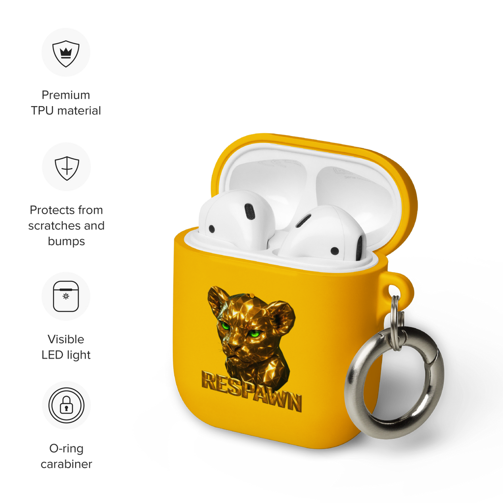 Rubber Case für AirPods® | Goldie Respawn Löwe