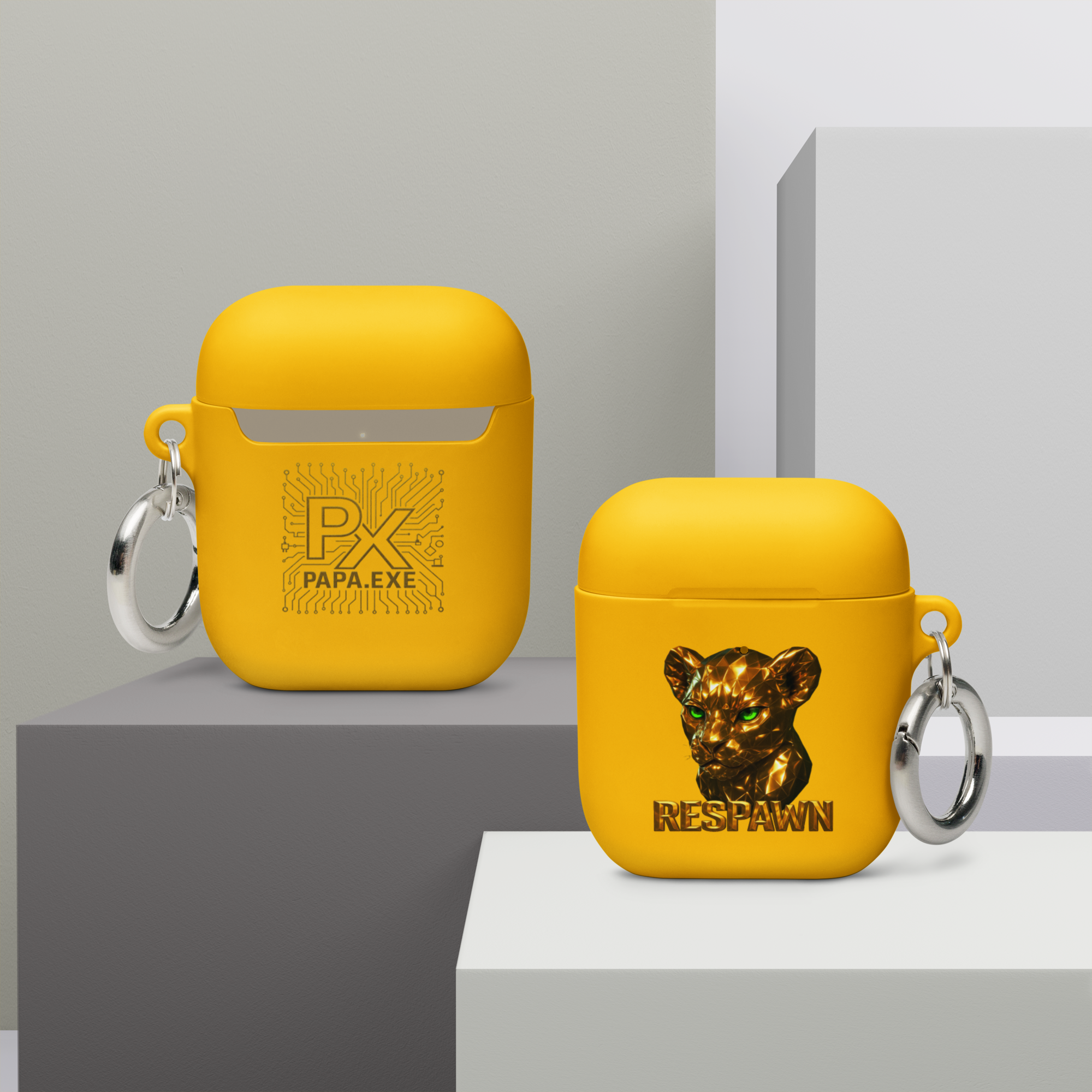 Rubber Case für AirPods® | Goldie Respawn Löwe