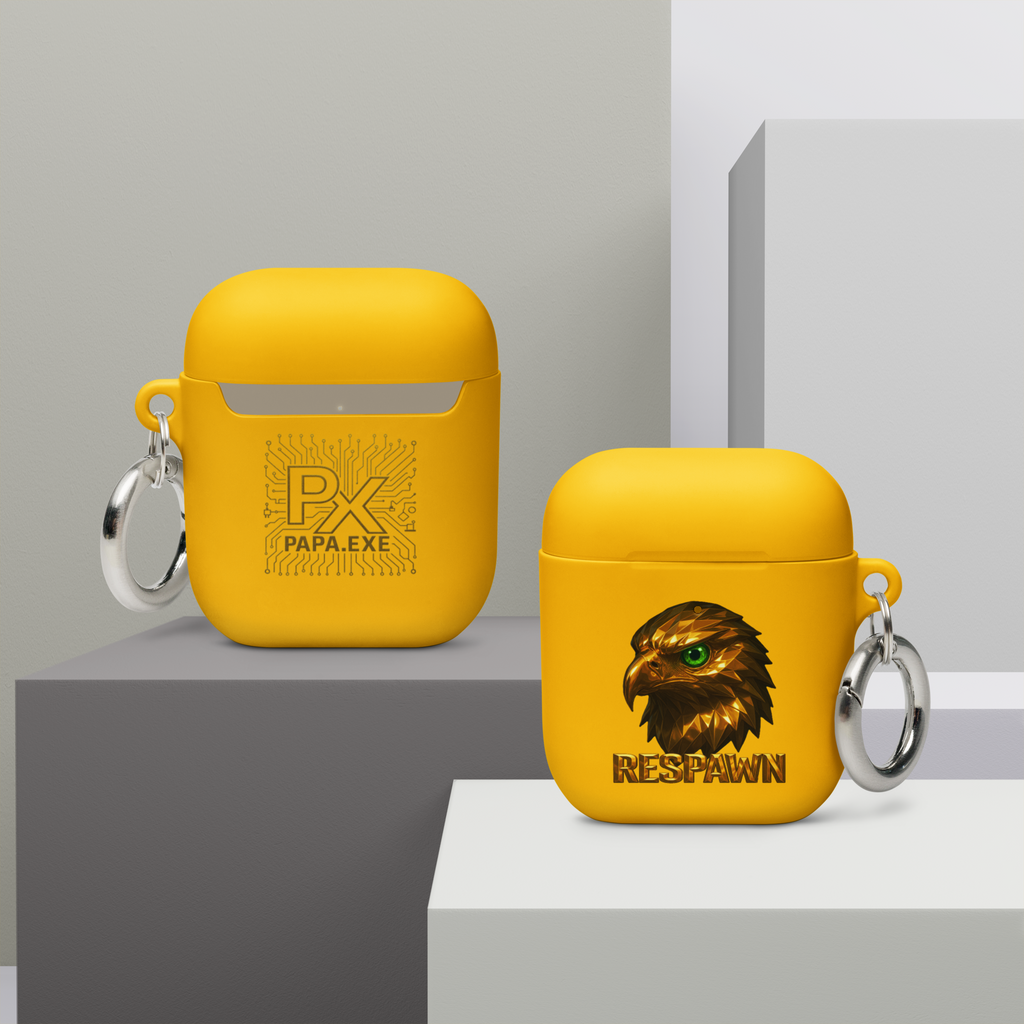 Rubber Case für AirPods® | Goldie Respawn Eagly
