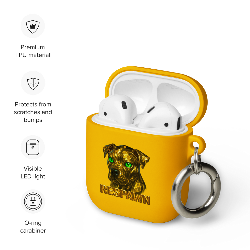 Rubber Case für AirPods® | Goldie Respawn Pit