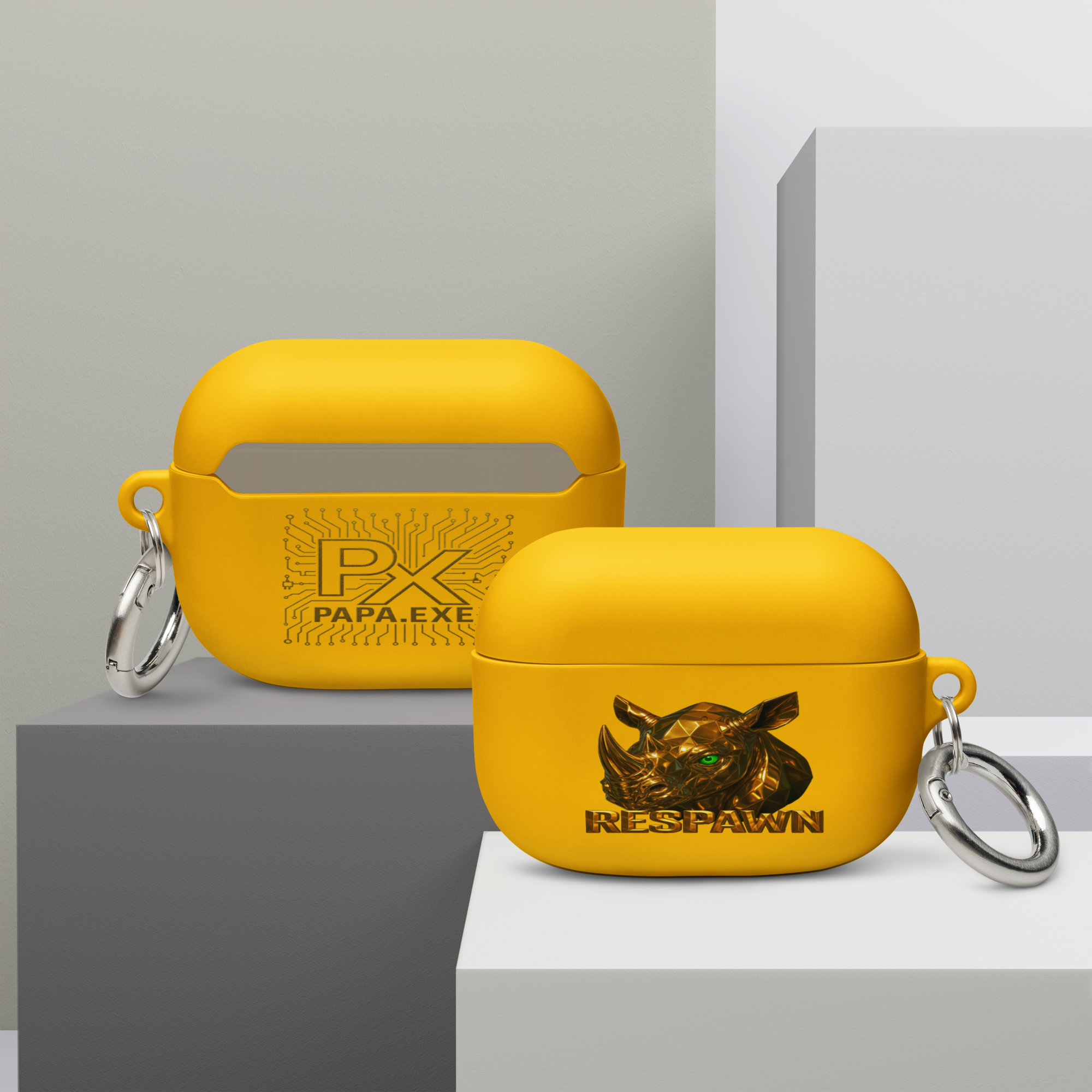 Rubber Case für AirPods® Pro | Goldie Respawn Rhino