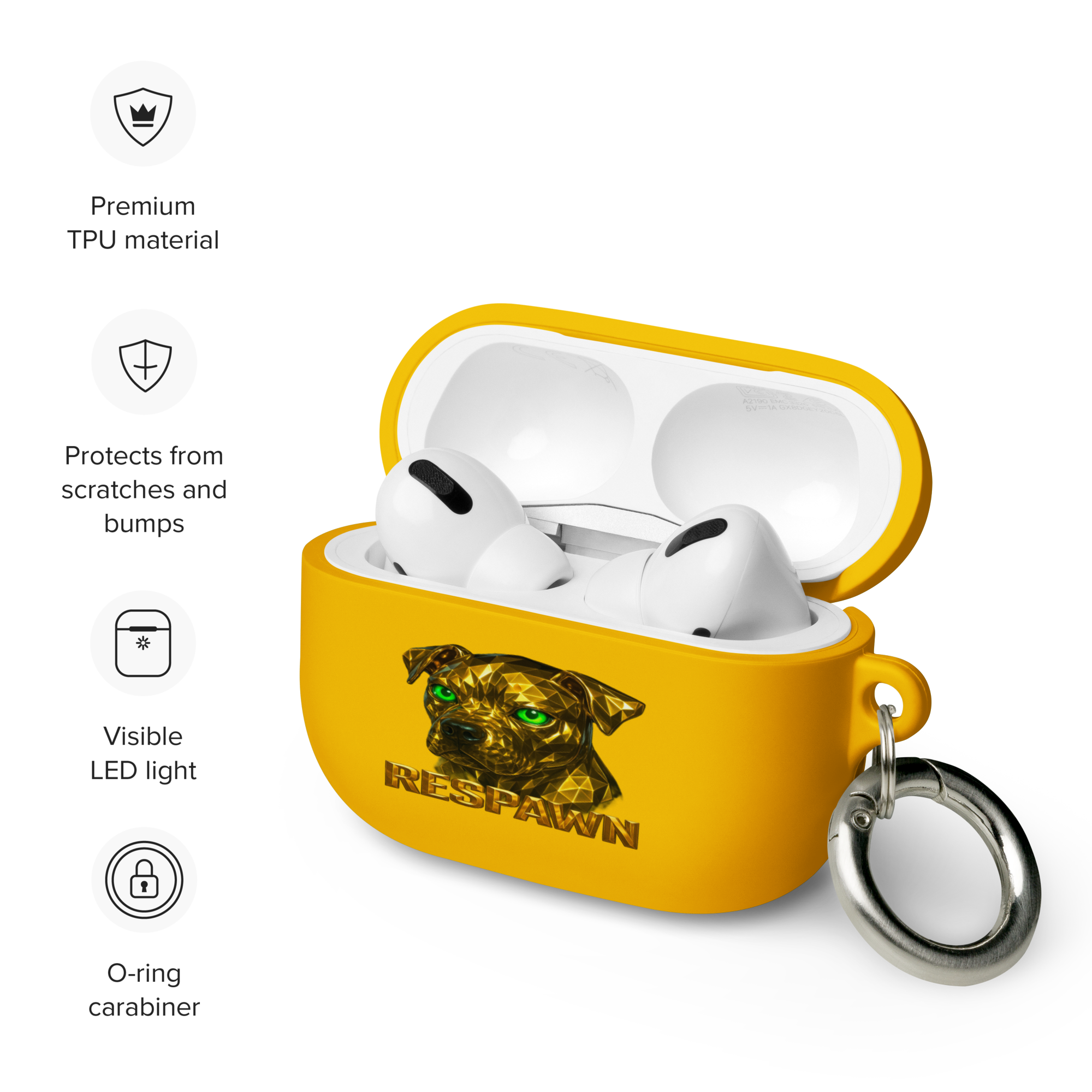 Rubber Case für AirPods® Pro | Goldie Respawn Pit